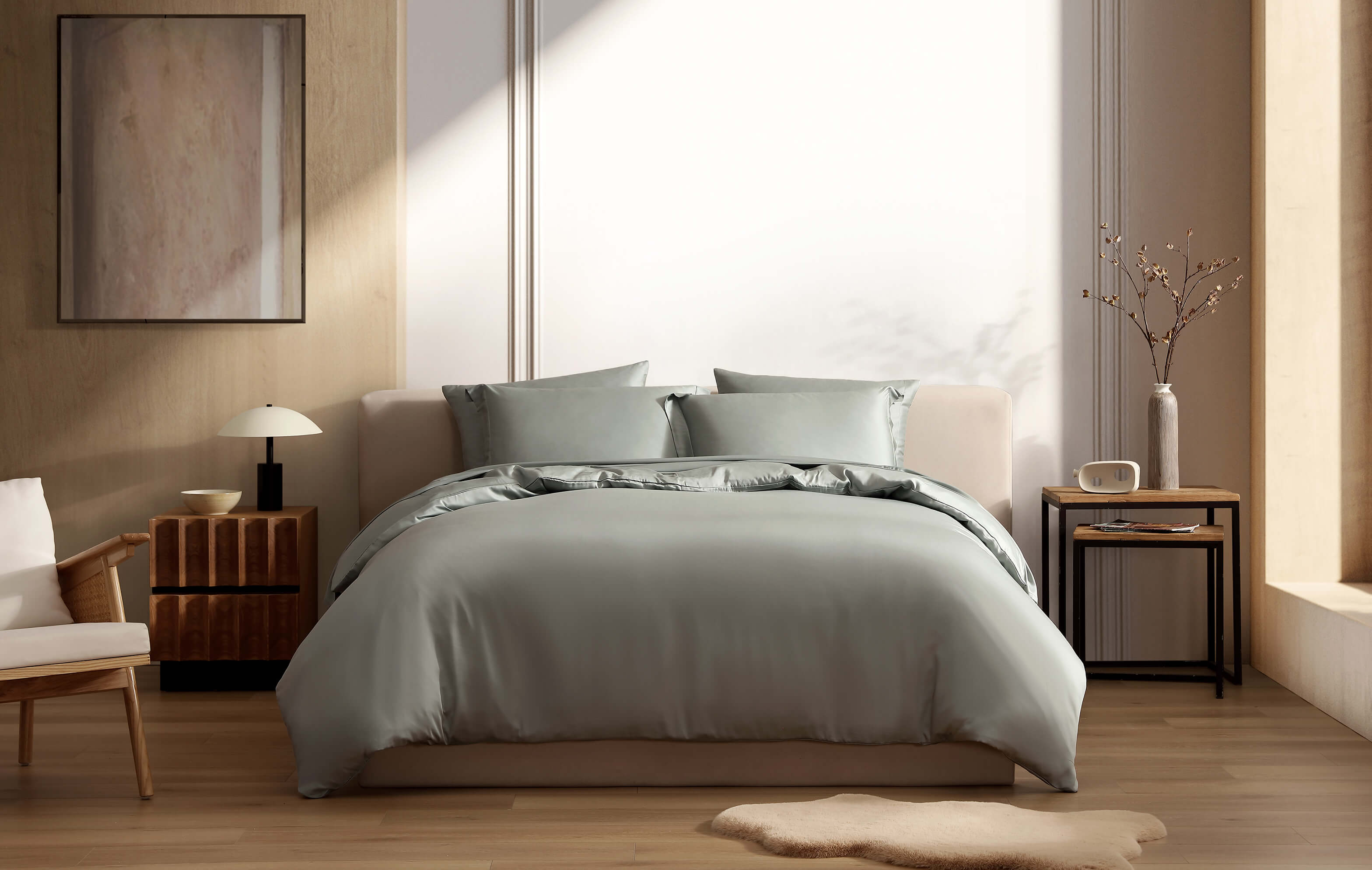 Silky Lyocell Duvet Cover Bundle