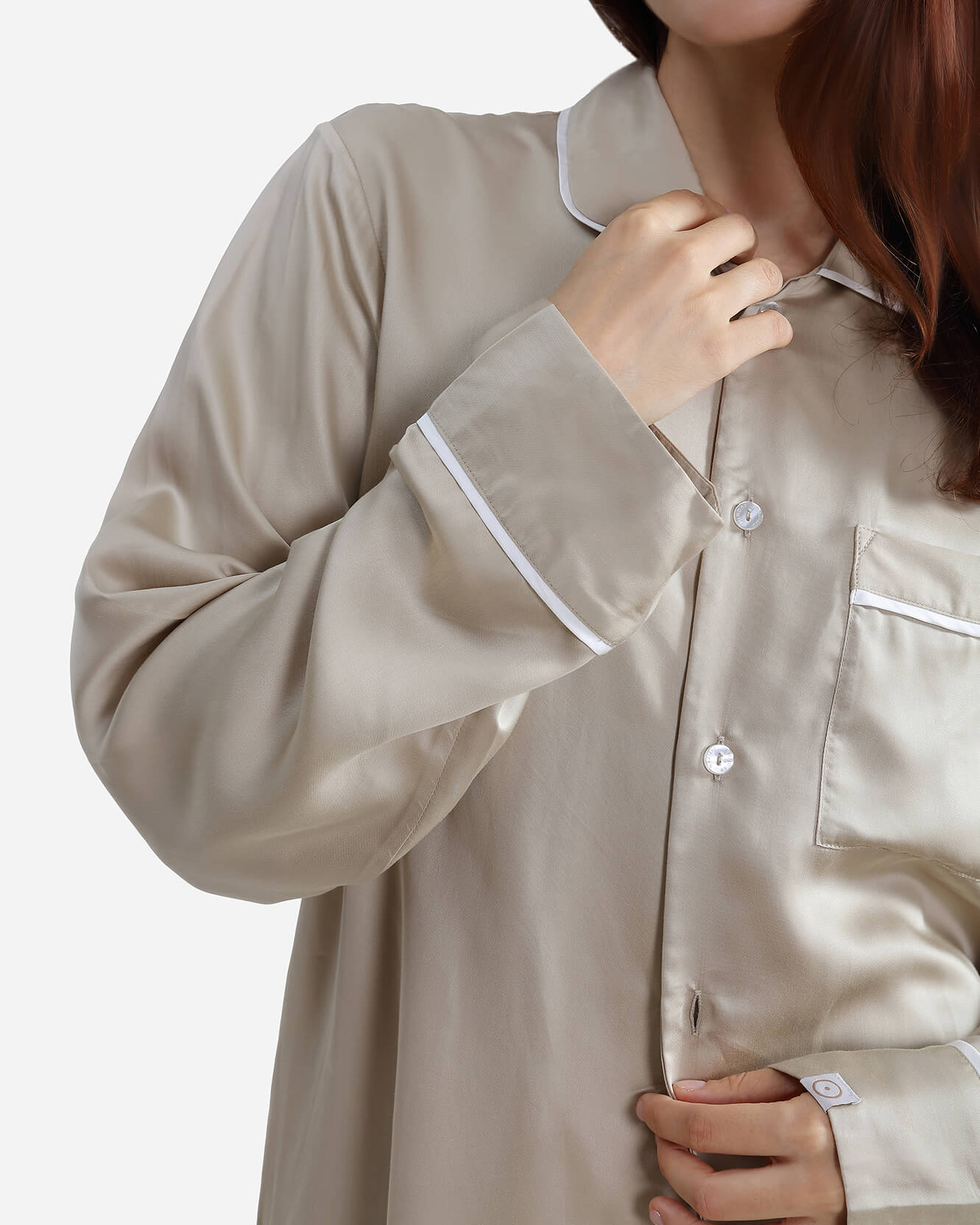 Silky Lyocell Long Pajama Set