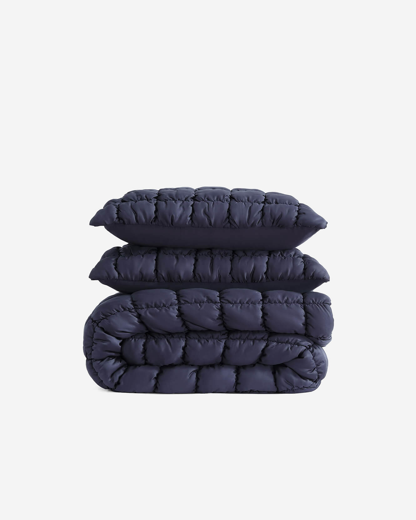 Silky Lyocell Puff Comforter Bundle