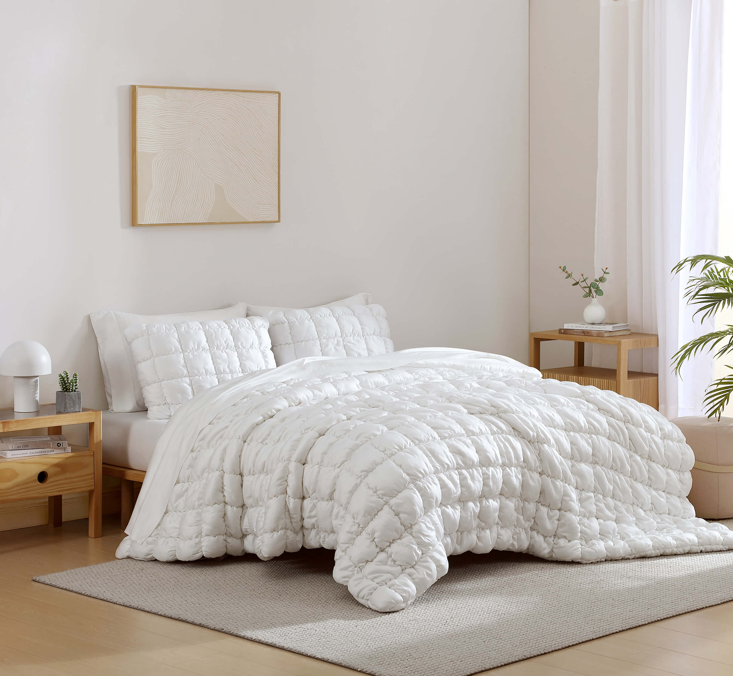 Silky Lyocell Puff Comforter