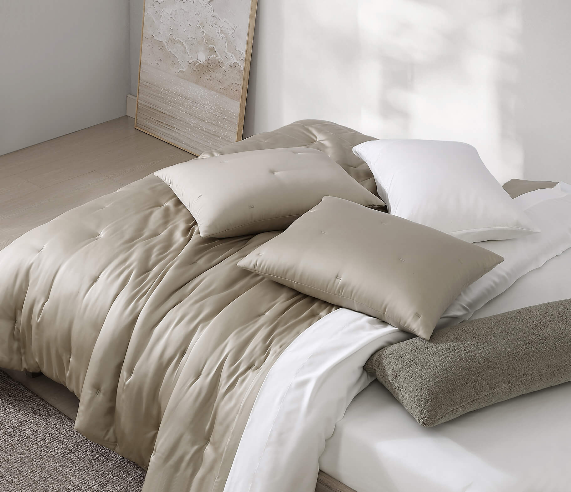 Silky Lyocell Stitch Sham Set | Last Chance