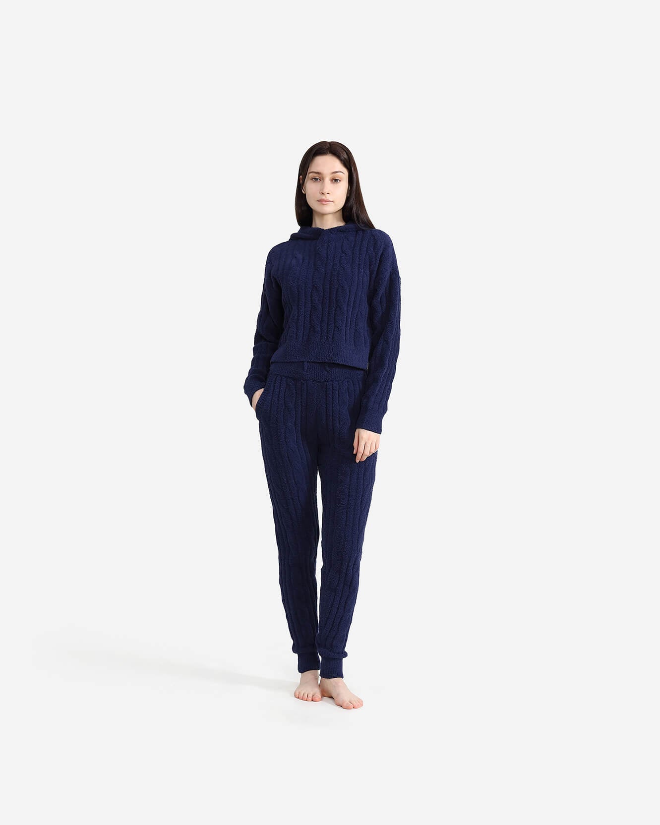 Snug Lite Braided Cropped Hoodie