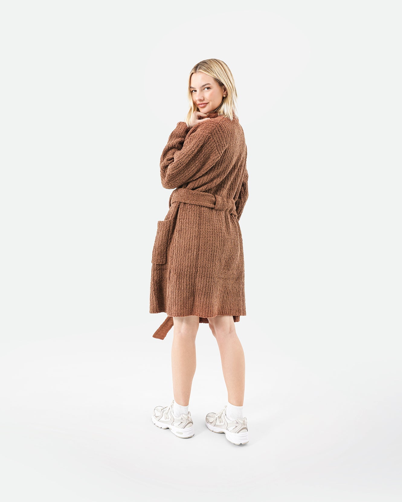 Snug Ribbed Cardigan Robe | Last Chance