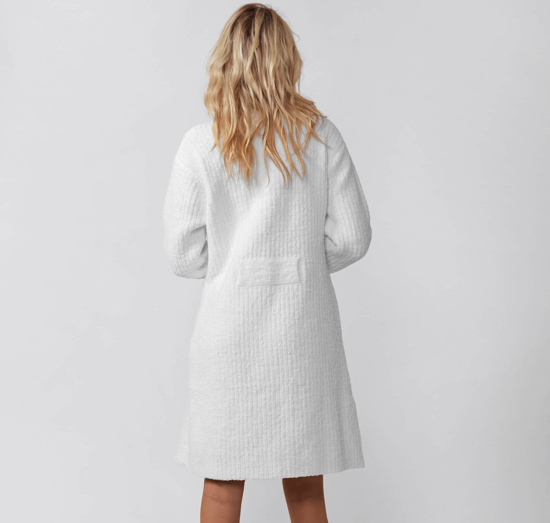 Snug Ribbed Cardigan Robe | Last Chance