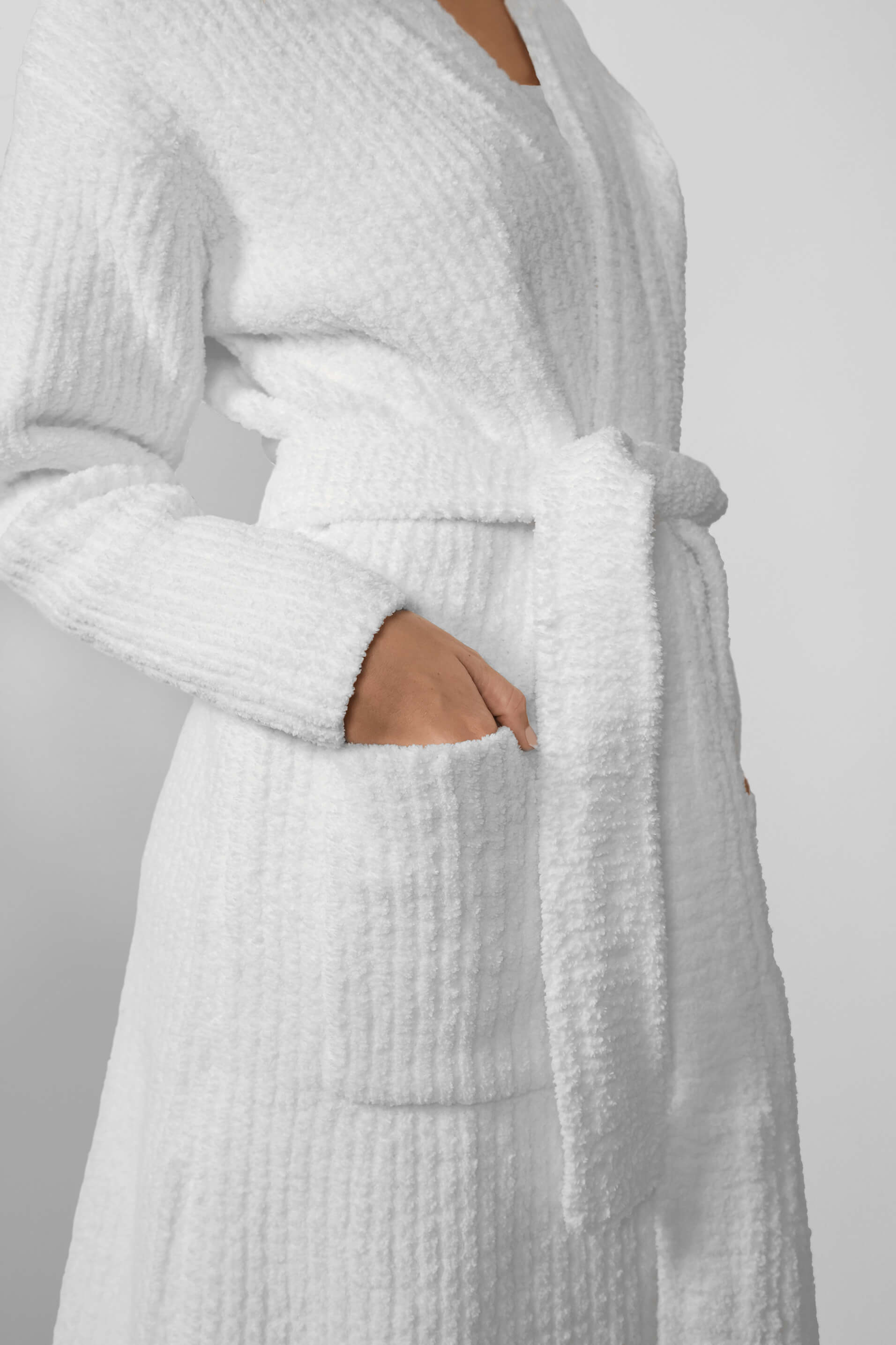 Snug Ribbed Cardigan Robe | Last Chance