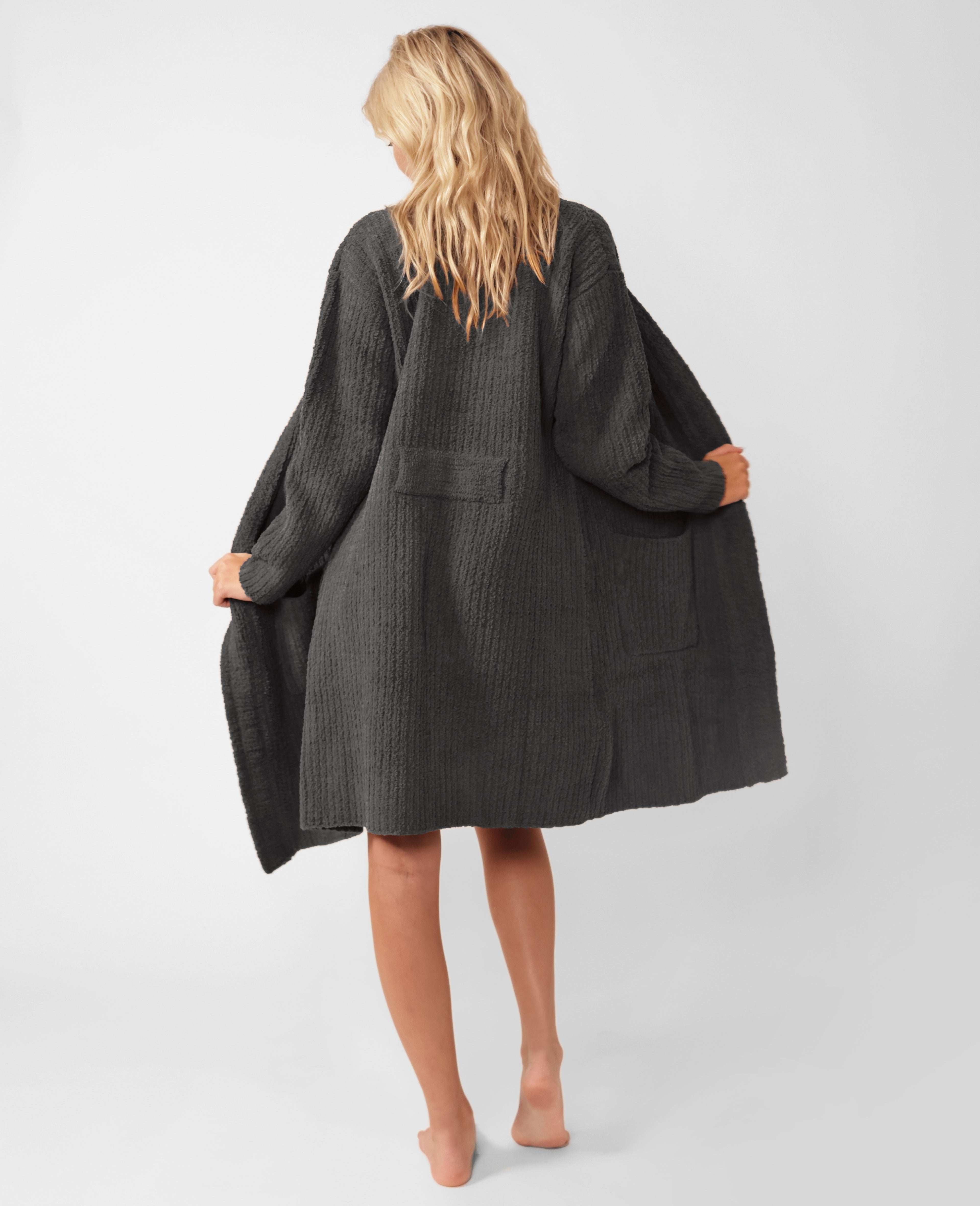 Snug Ribbed Cardigan Robe | Last Chance