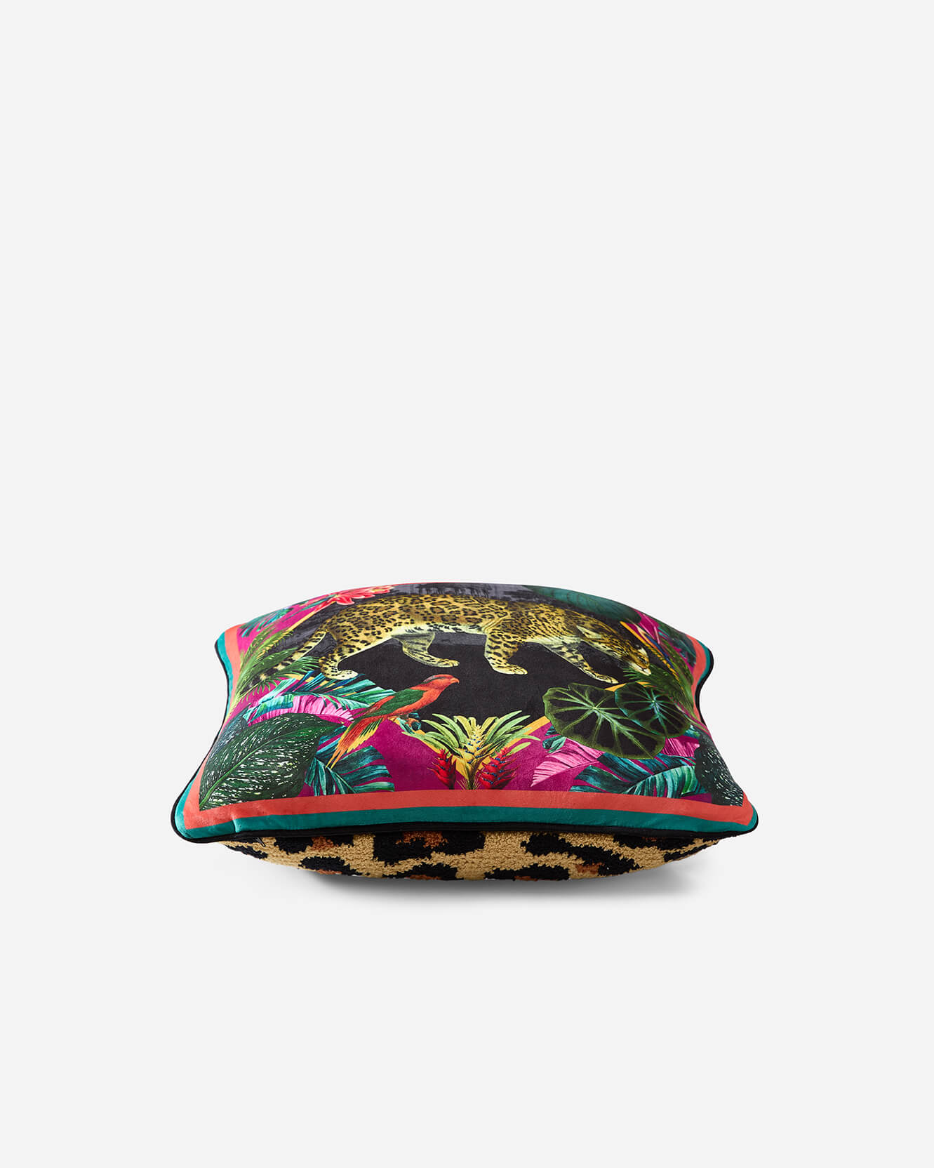 Vintage Leopard Throw Pillow