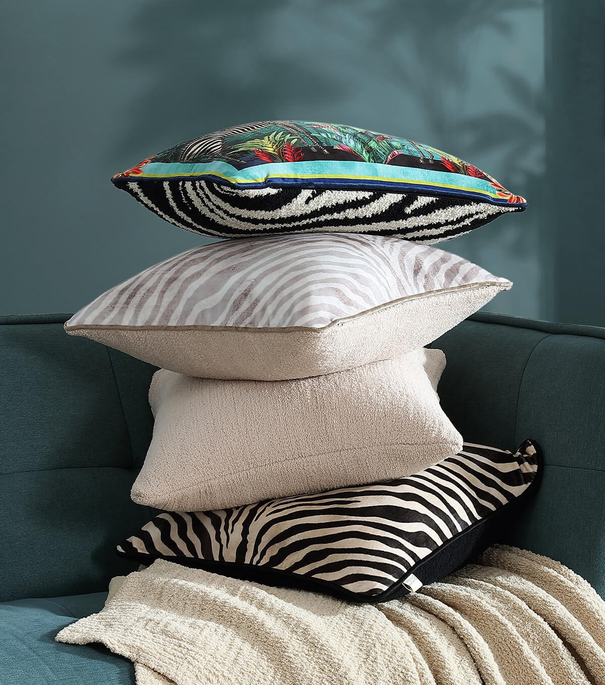 Zebra Throw Pillow
