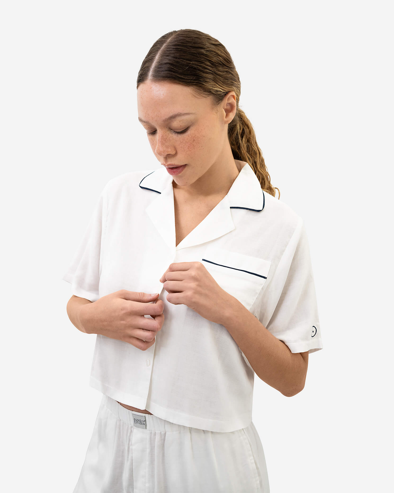 Woven Cotton Short Pajama Set