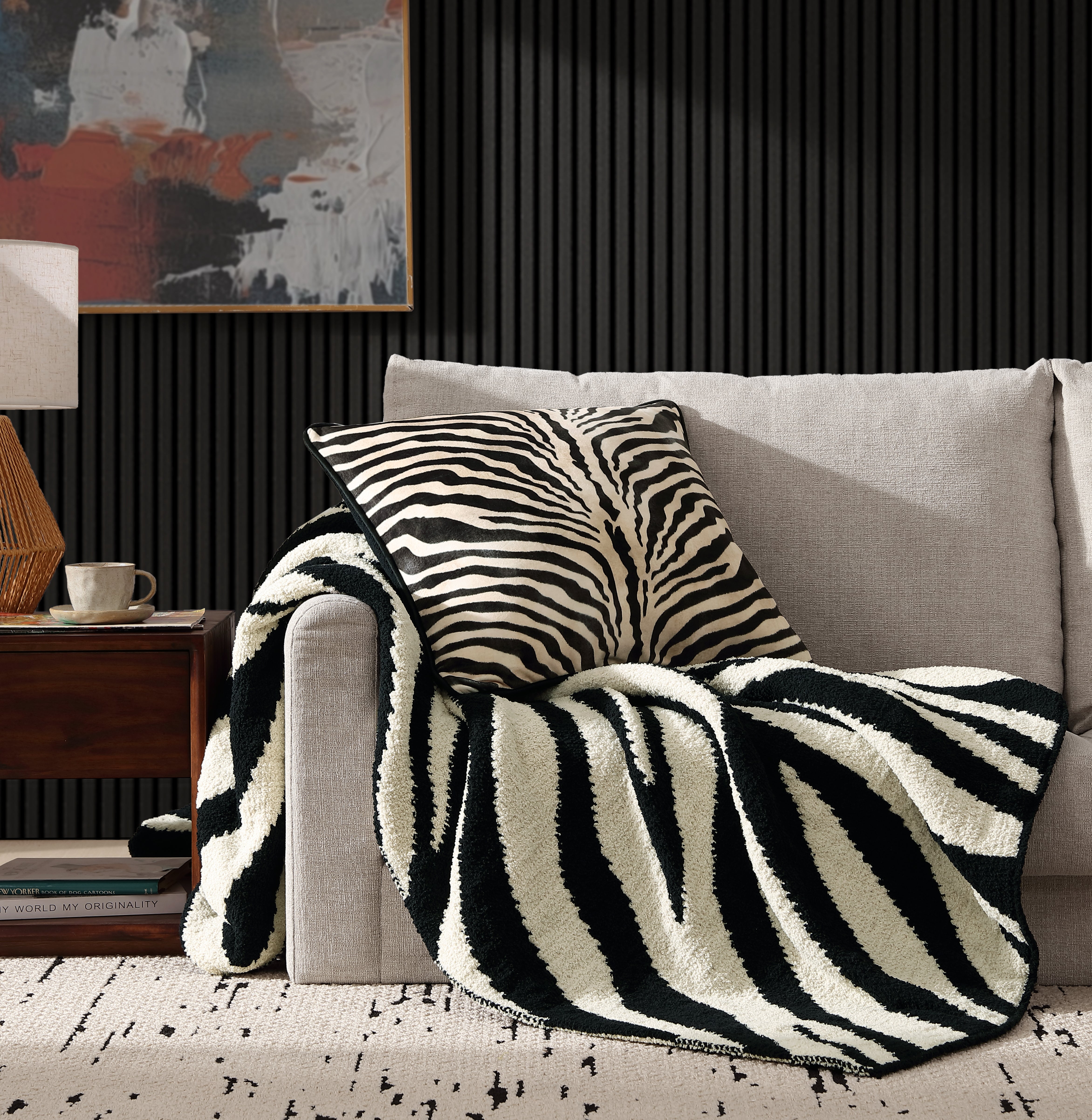 Zebra Throw Pillow