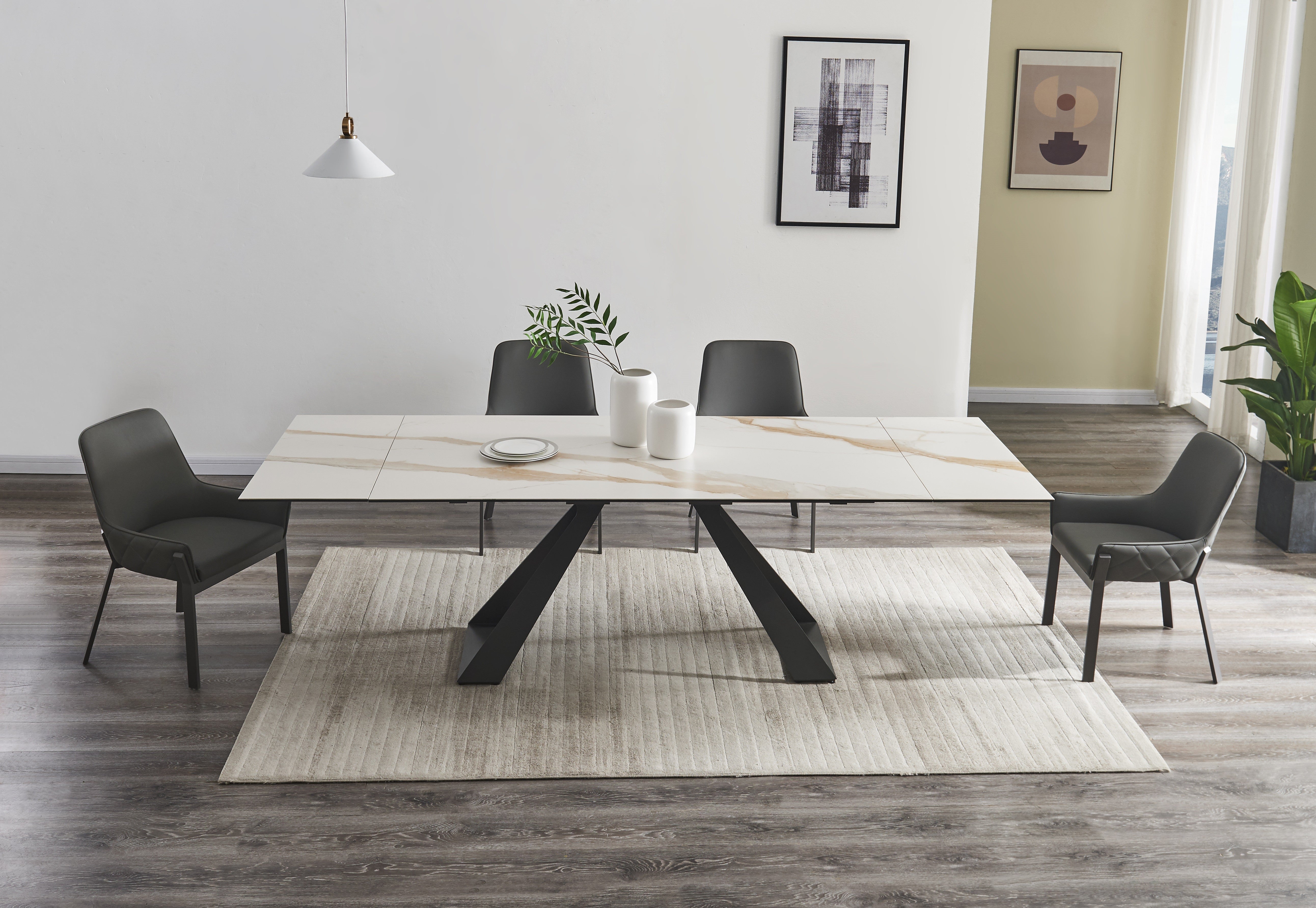 Swan Extensions Dining Table J&M