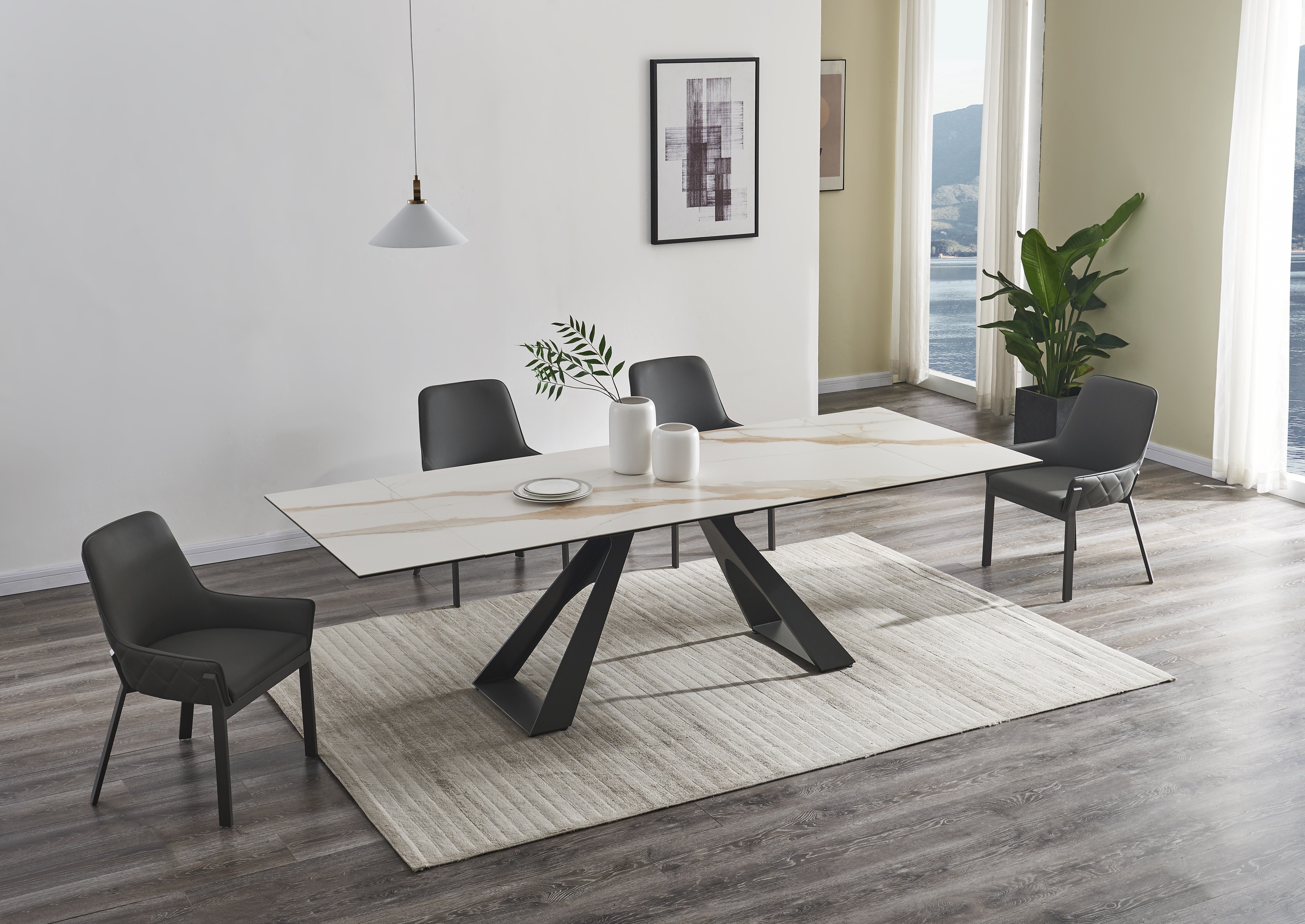 Swan Extensions Dining Table J&M
