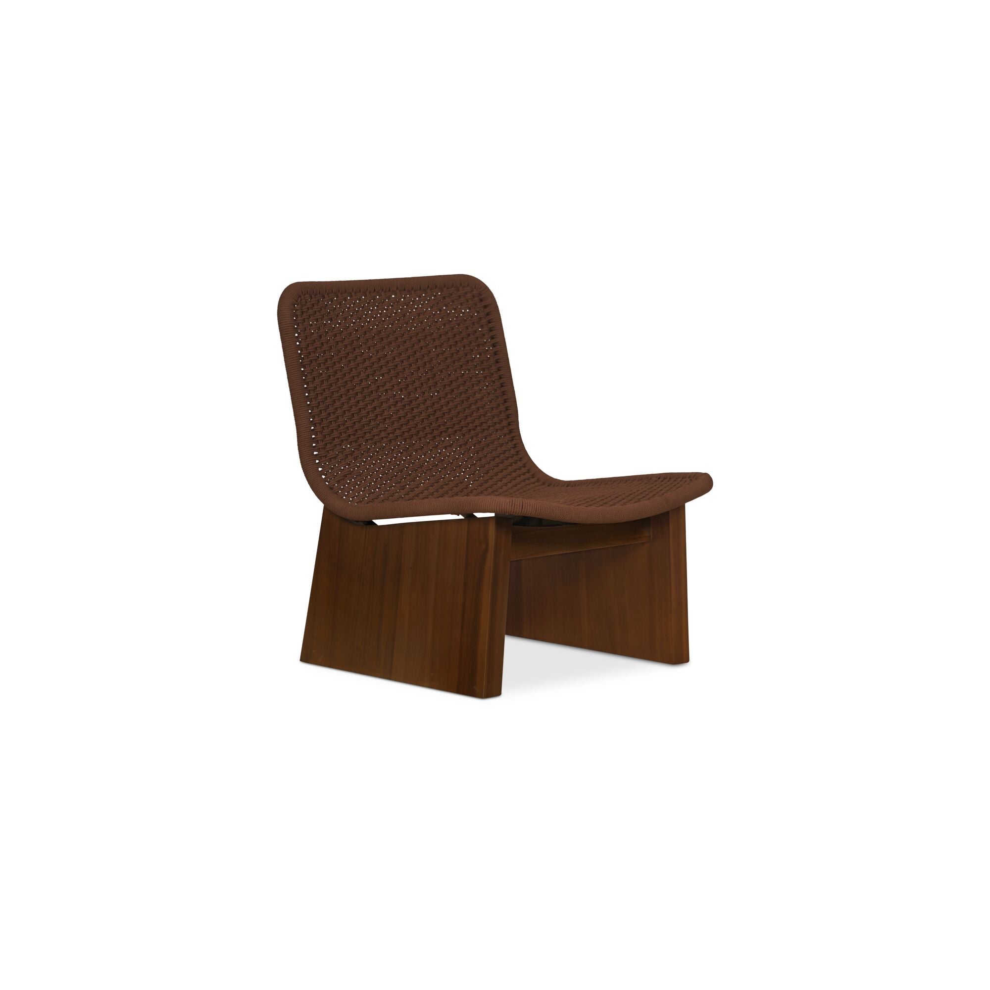Savanna Outdoor Accent Chair Brown - Moes Home