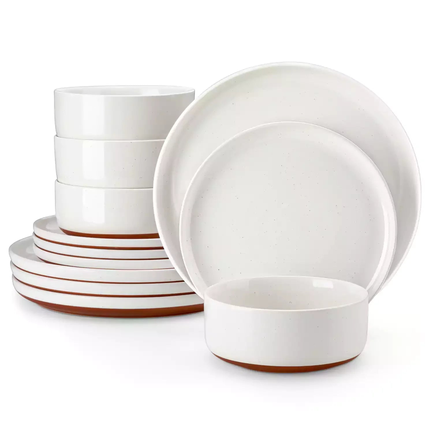 Tara 12 Piece Stoneware Dinnerware Set