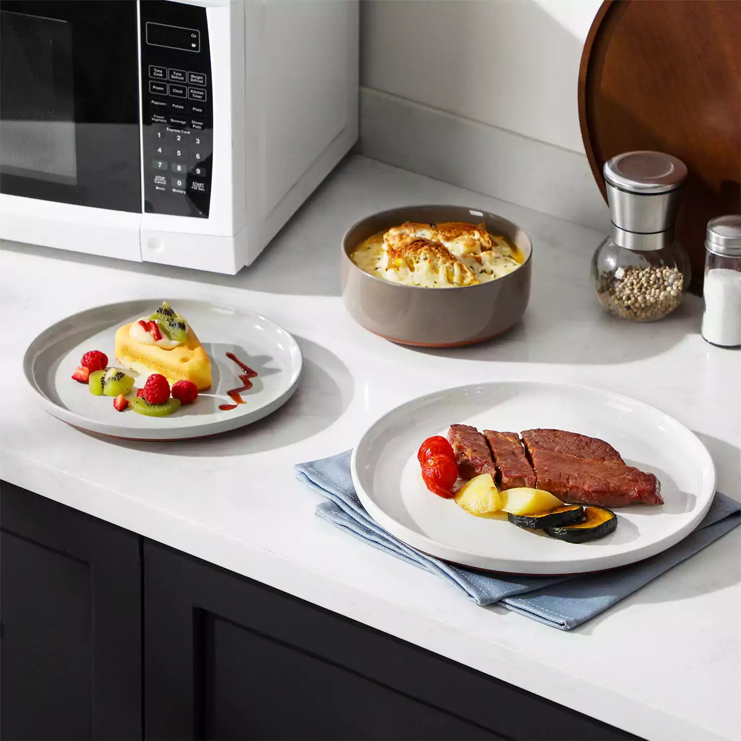 Tara Multicolor 12 Piece Dinnerware Set