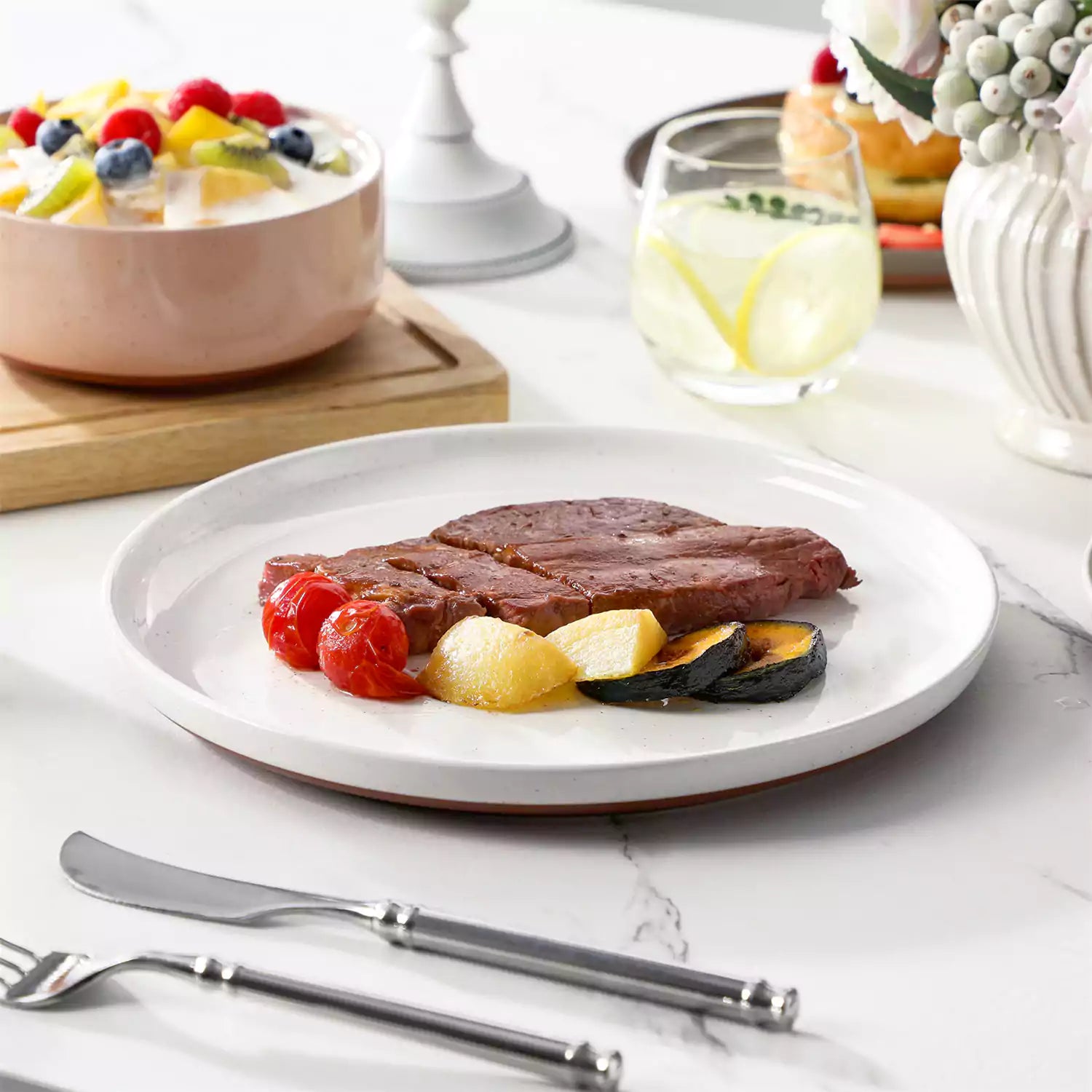 Tara Multicolor 12 Piece Dinnerware Set