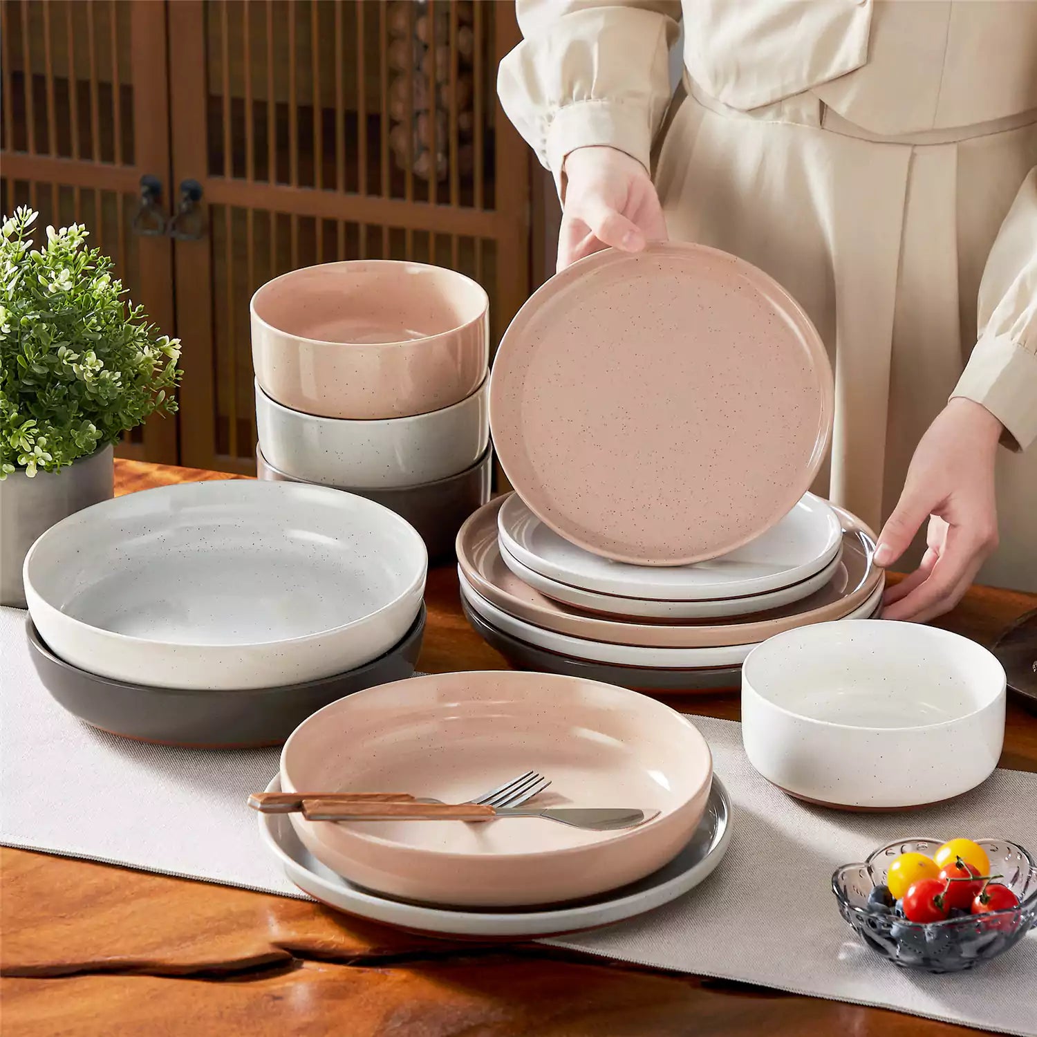 Tara 16 Piece Dinnerware Set