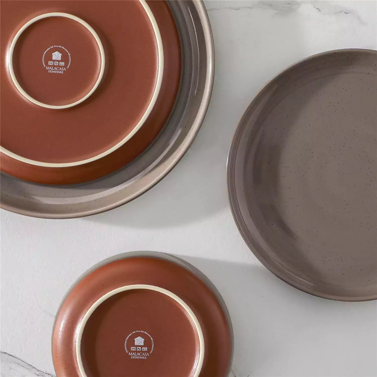 Tara Grey 18 Piece Dinnerware Set