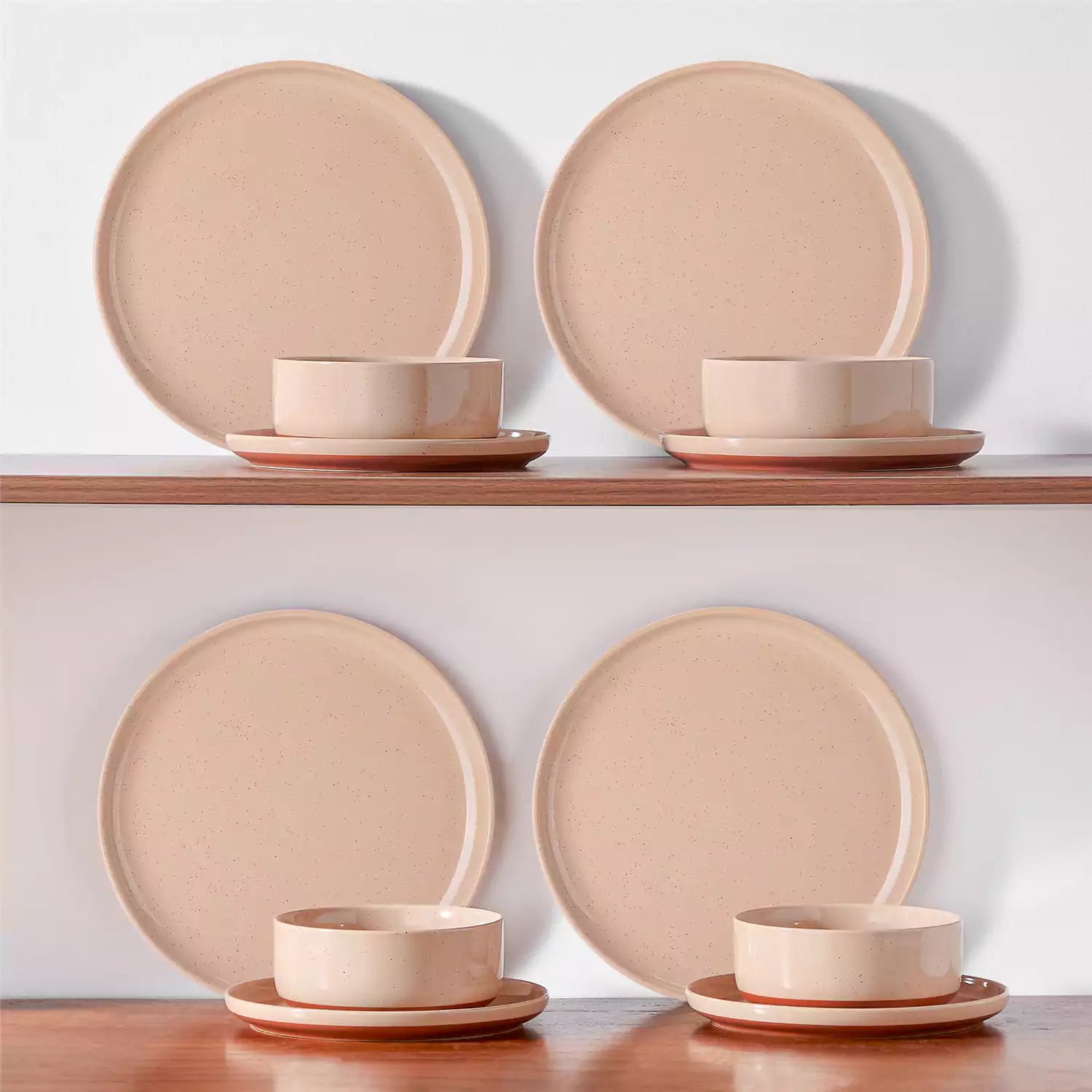 Tara 18 Piece Stoneware Dinnerware Set