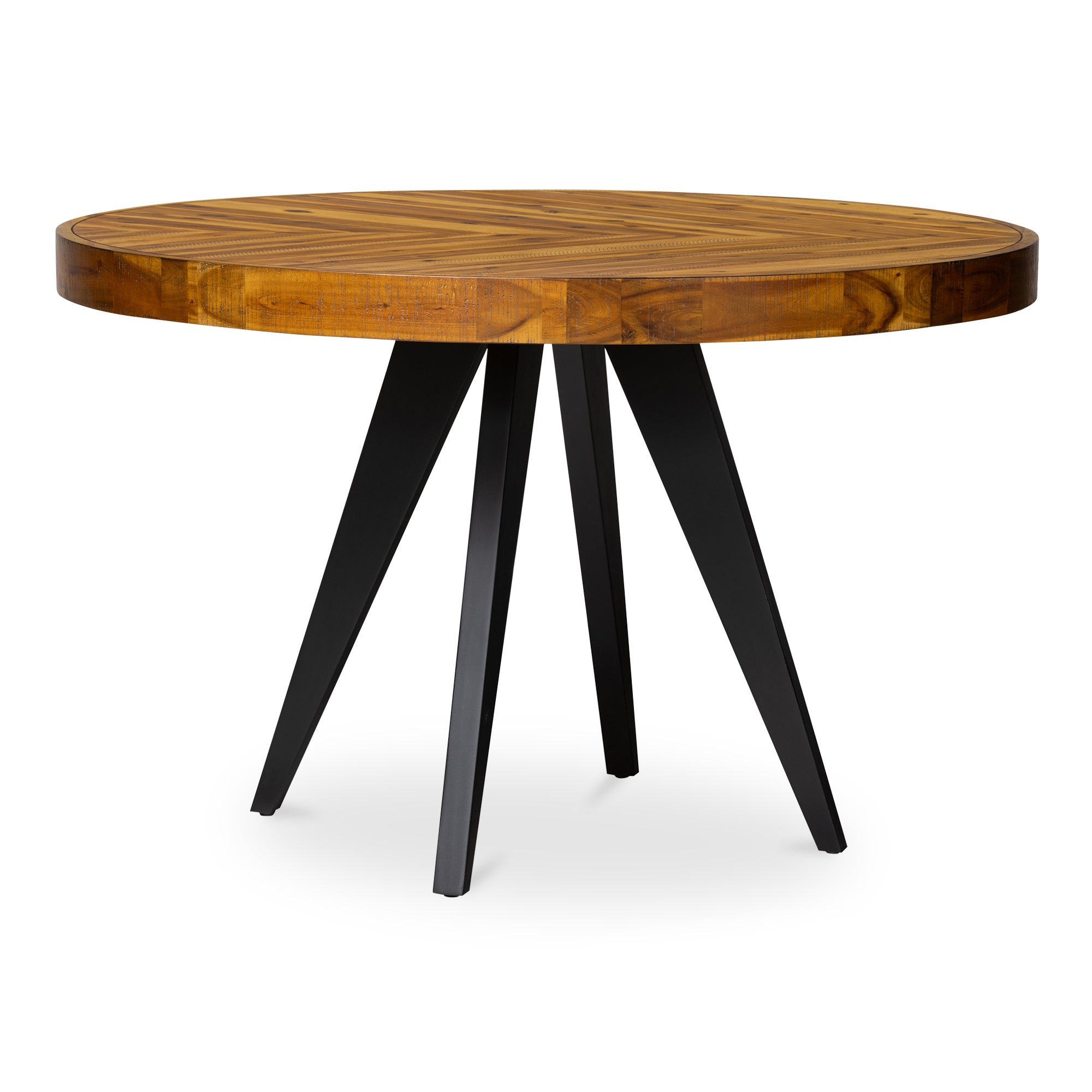 Parq Round Dining Table Amber - Moes Home