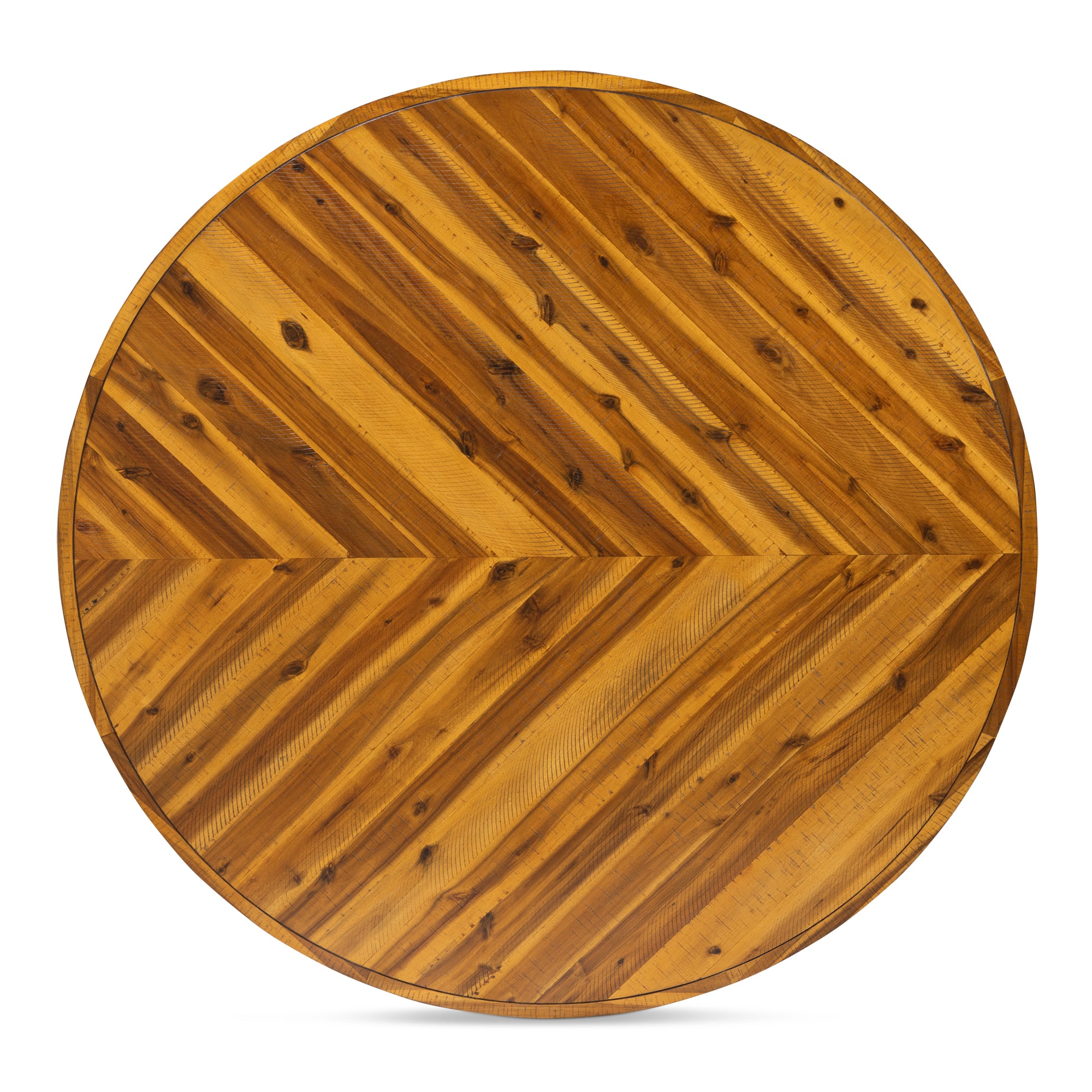 Parq Round Dining Table Amber - Moes Home