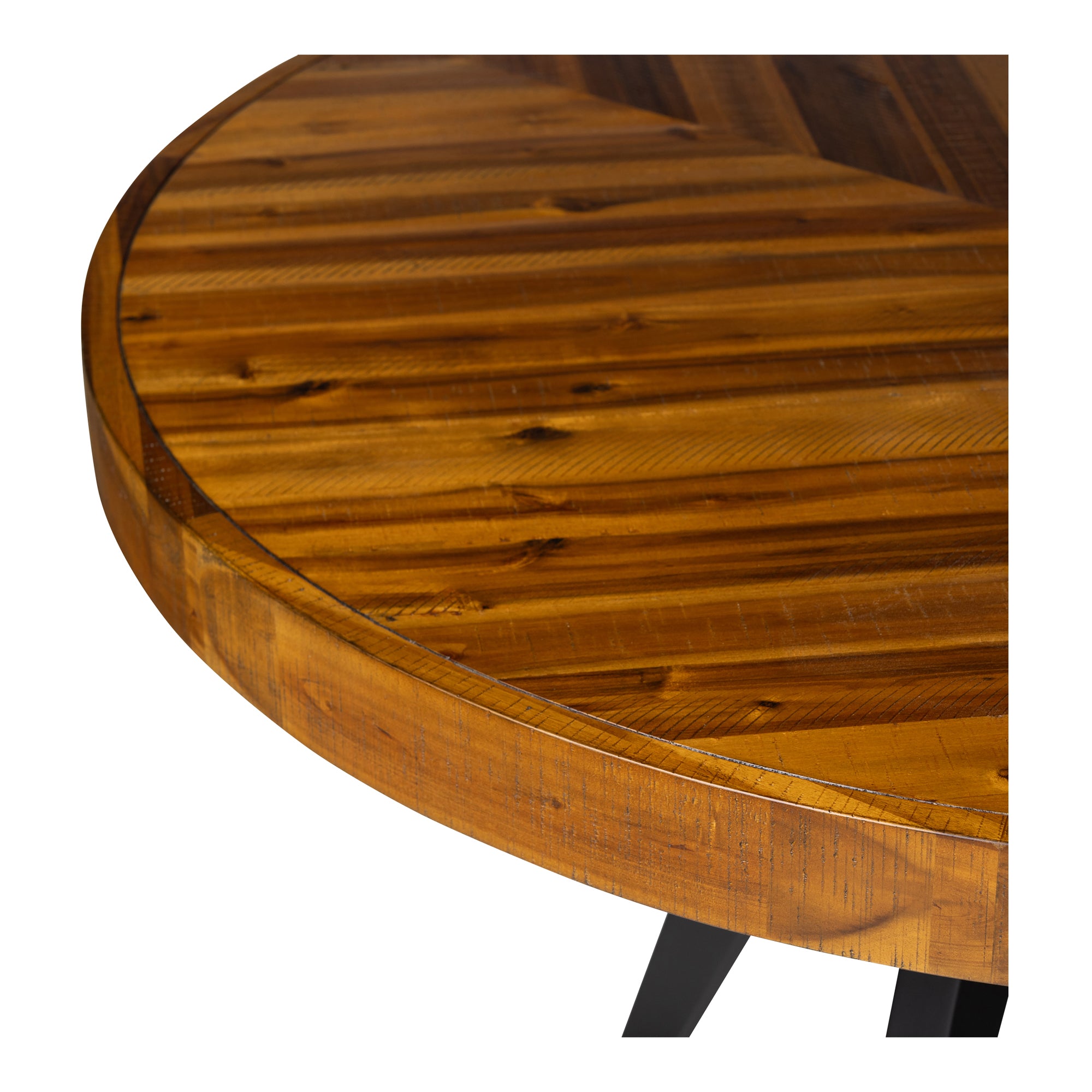 Parq Round Dining Table Amber - Moes Home