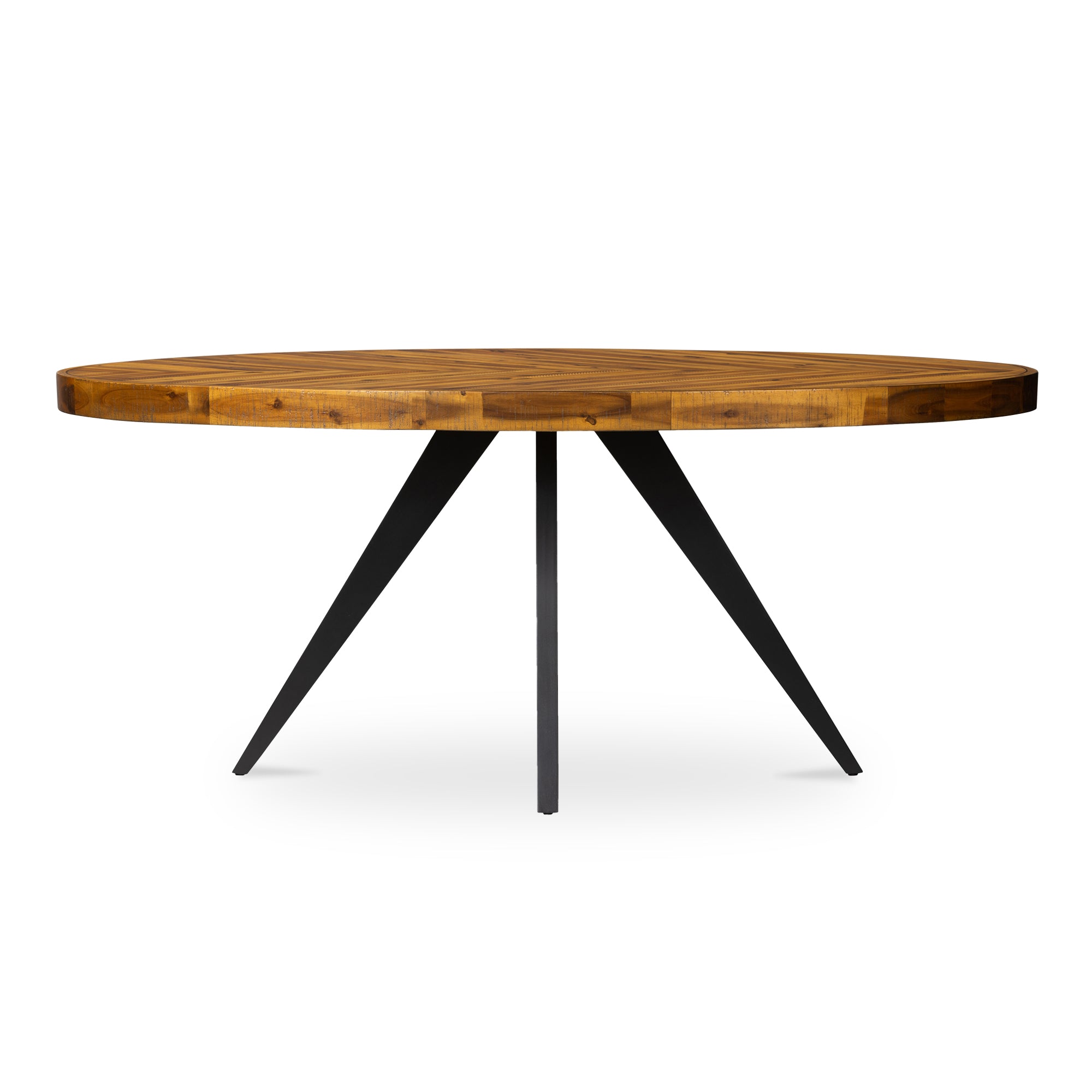 Parq Oval Dining Table Amber - Moes Home