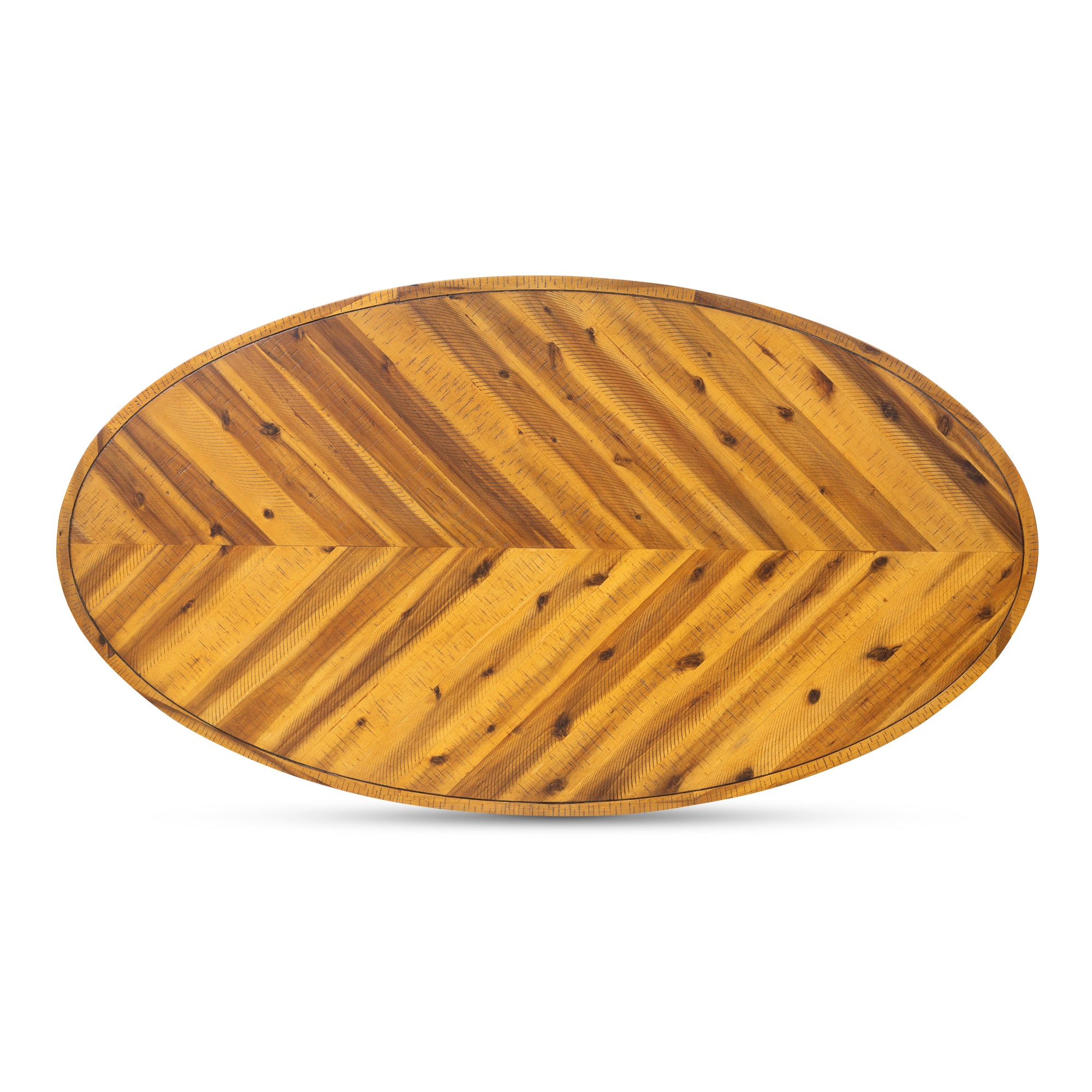 Parq Oval Coffee Table Amber - Moes Home
