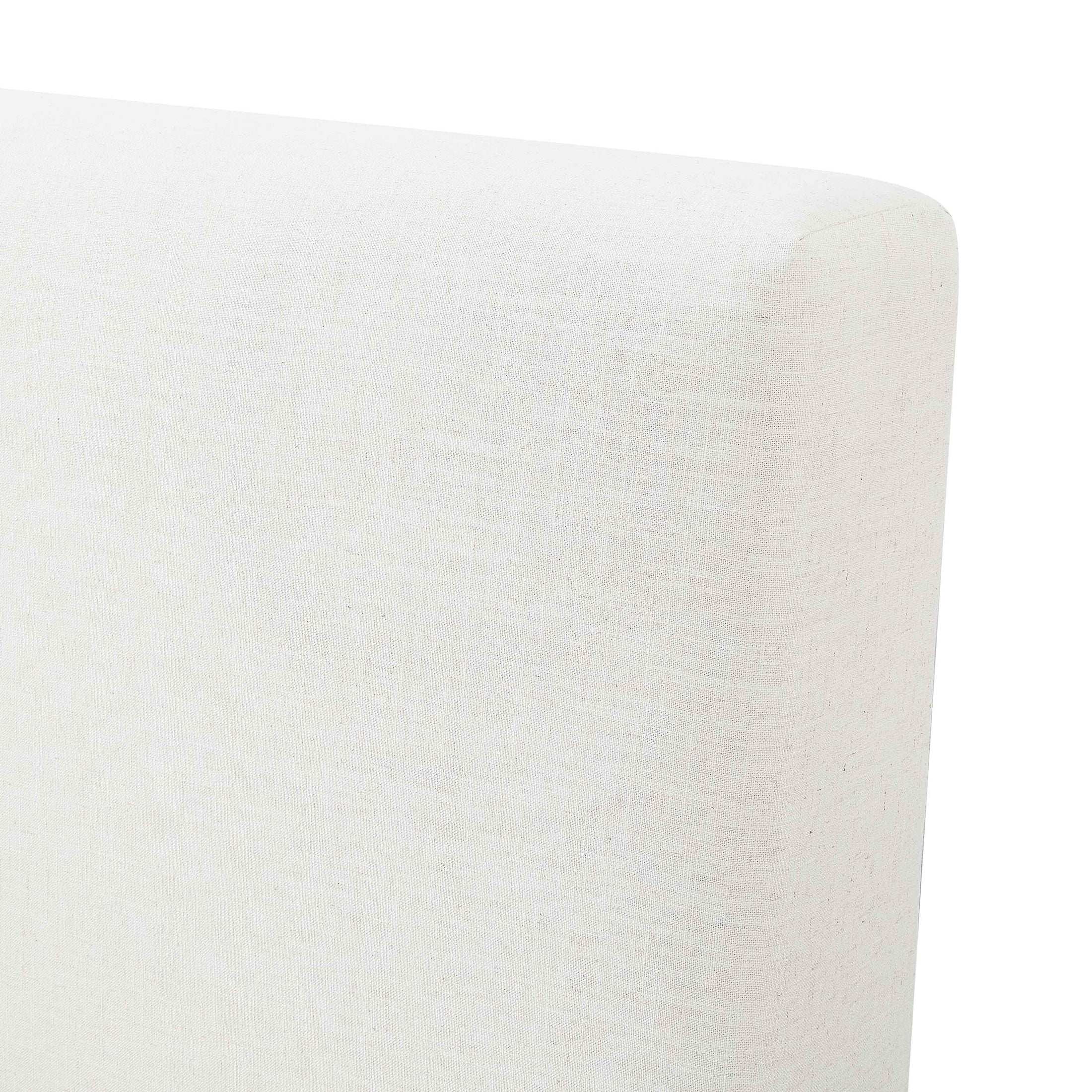 Meena Cream Upcycled Linen Storage Bed