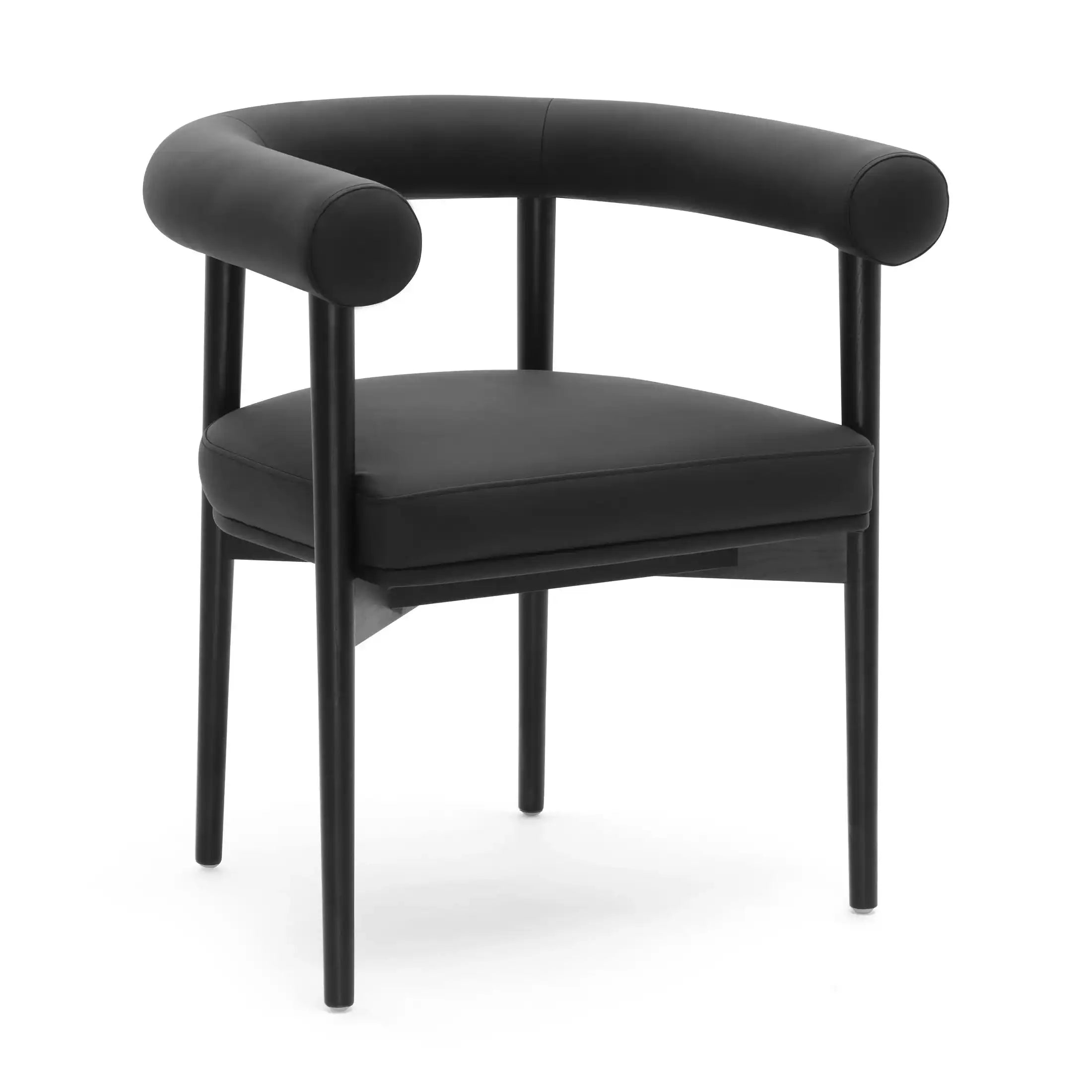 Spara Performance Vegan Leather Dining Chair Black