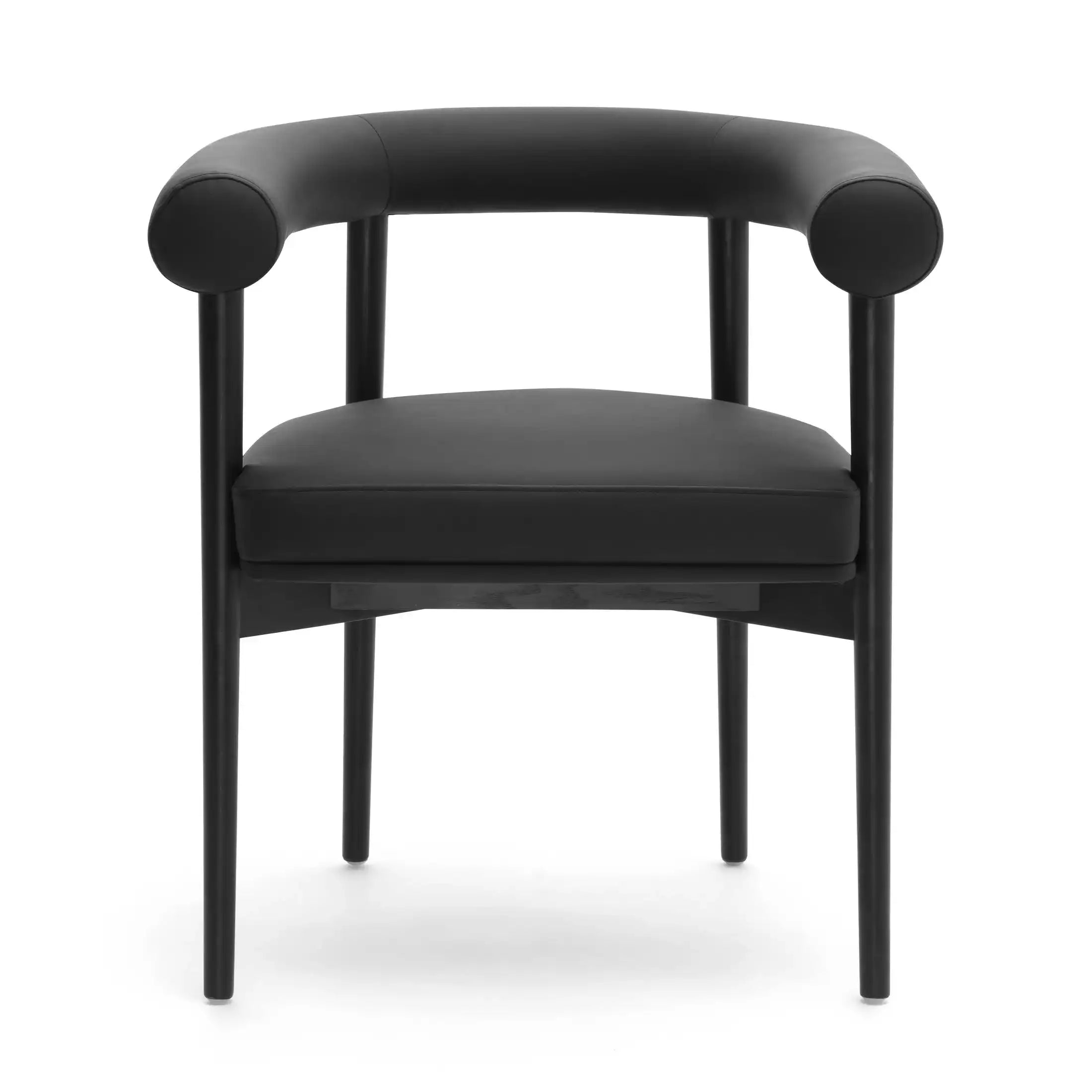 Spara Performance Vegan Leather Dining Chair Black