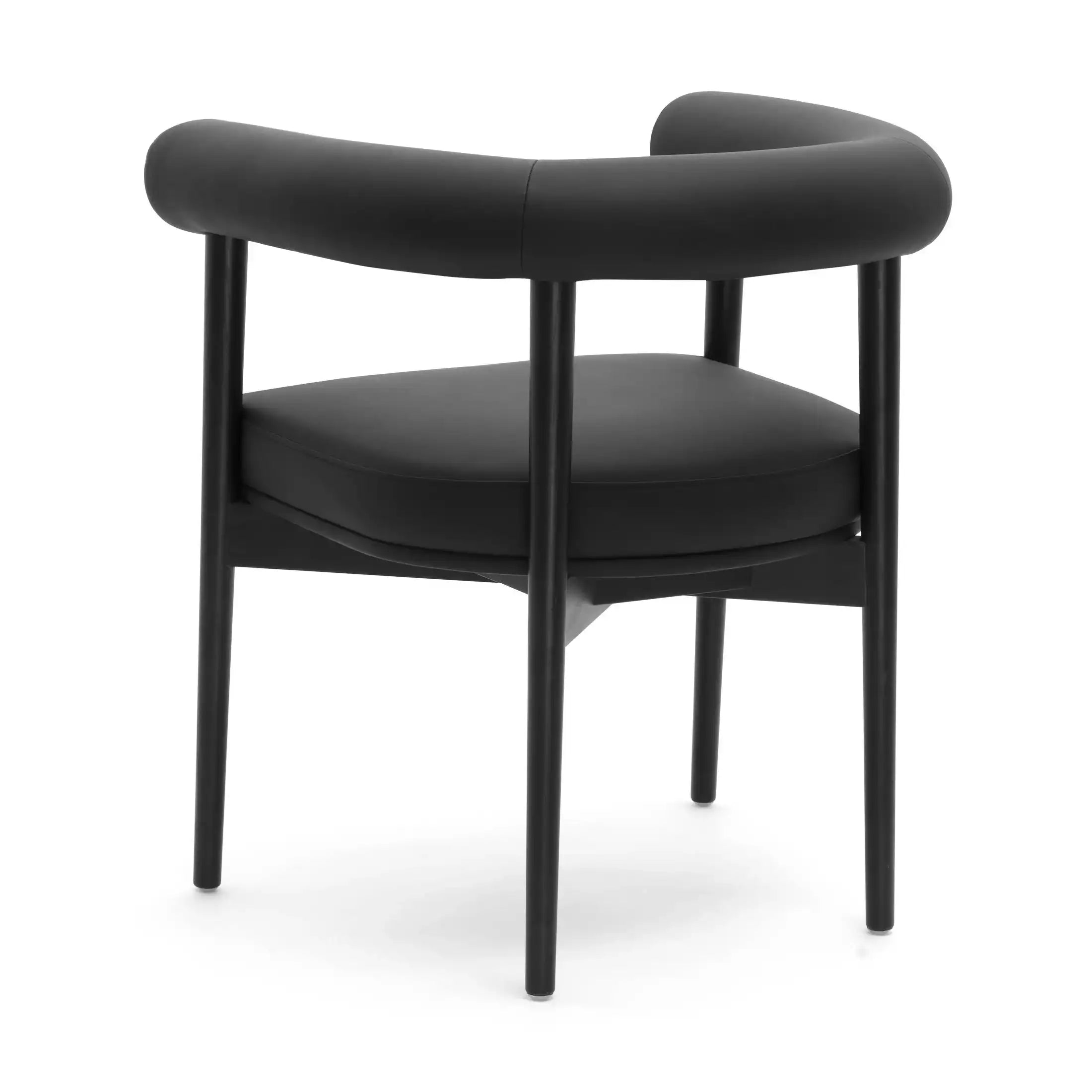 Spara Performance Vegan Leather Dining Chair Black