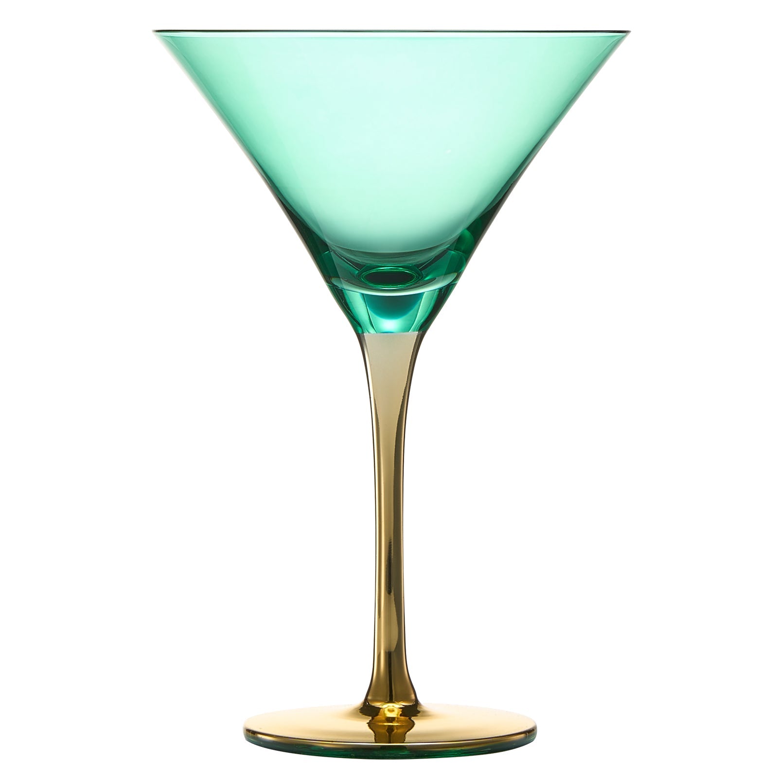 Deco Martini Cocktail Glassware, Set of 4