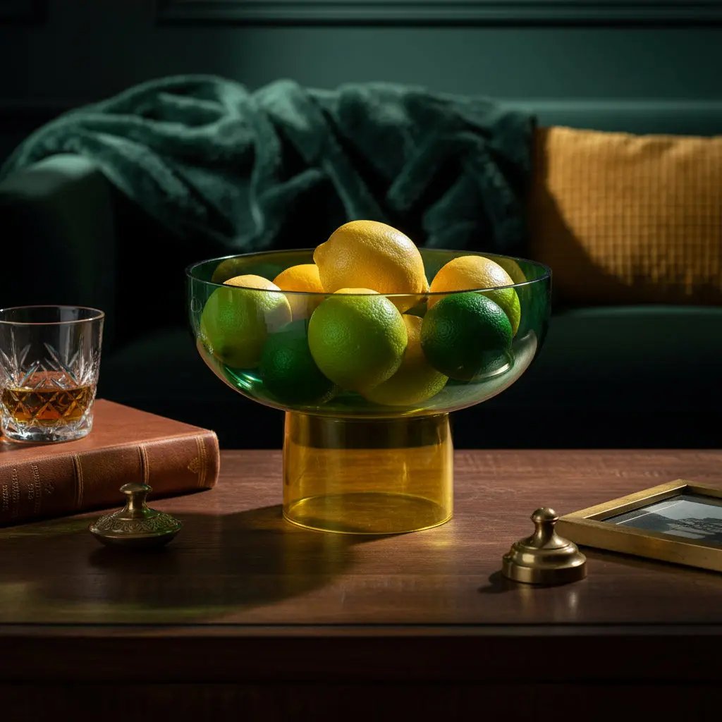 Tip Top Small Green & Yellow Bowl