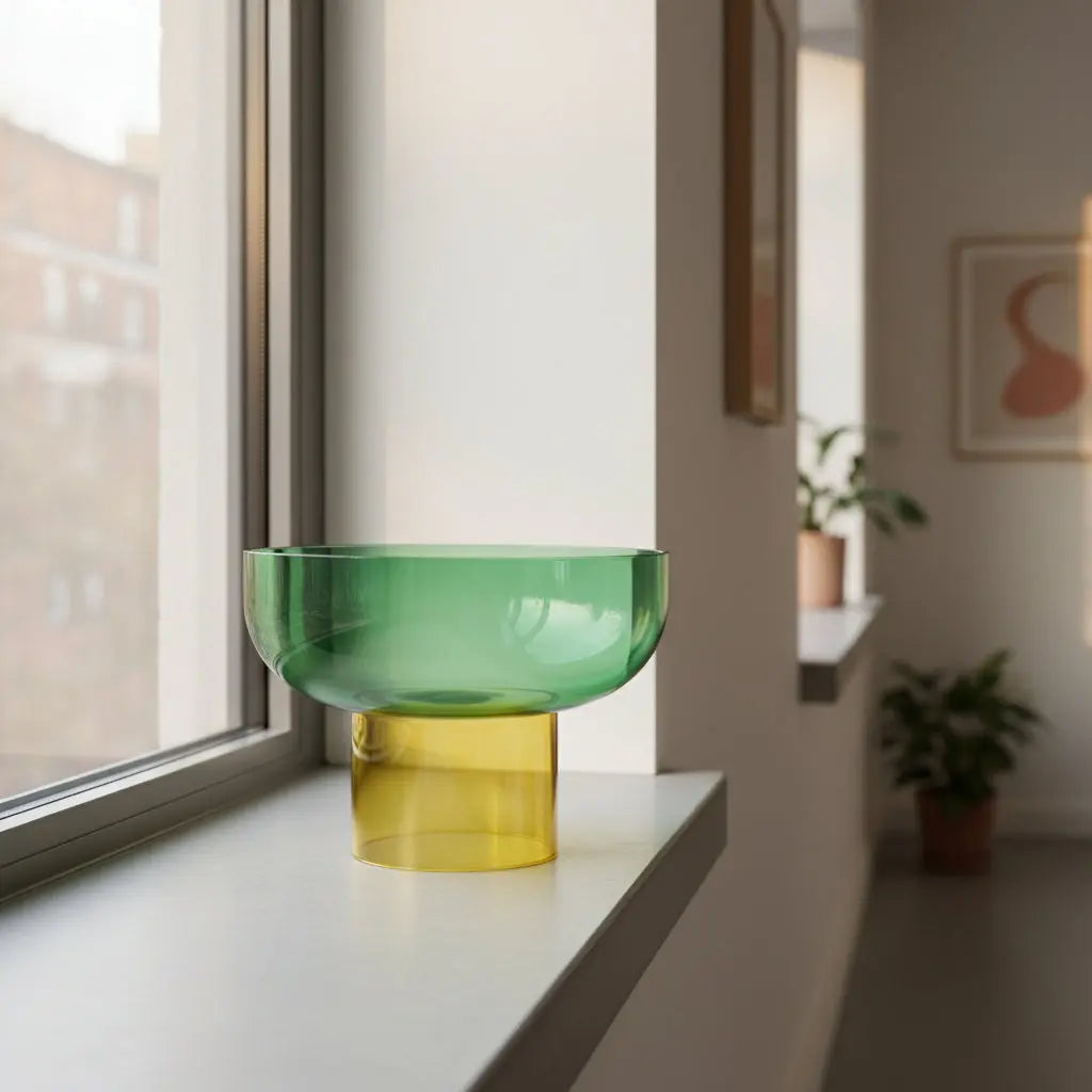 Tip Top Small Green & Yellow Bowl