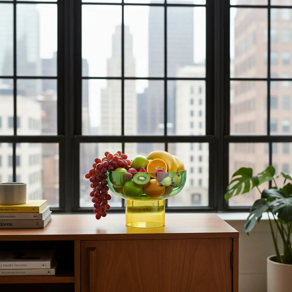 Tip Top Small Green & Yellow Bowl