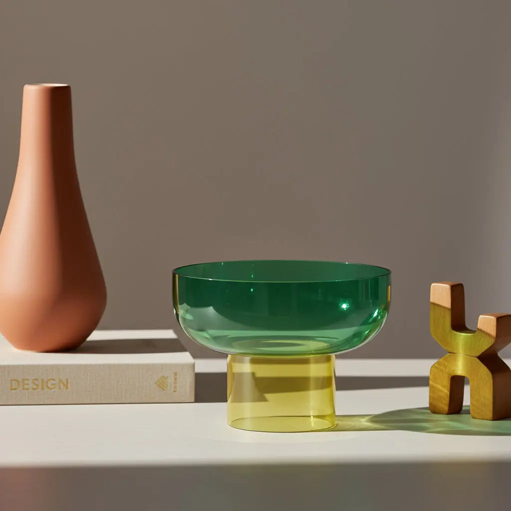 Tip Top XL Green & Yellow Bowl