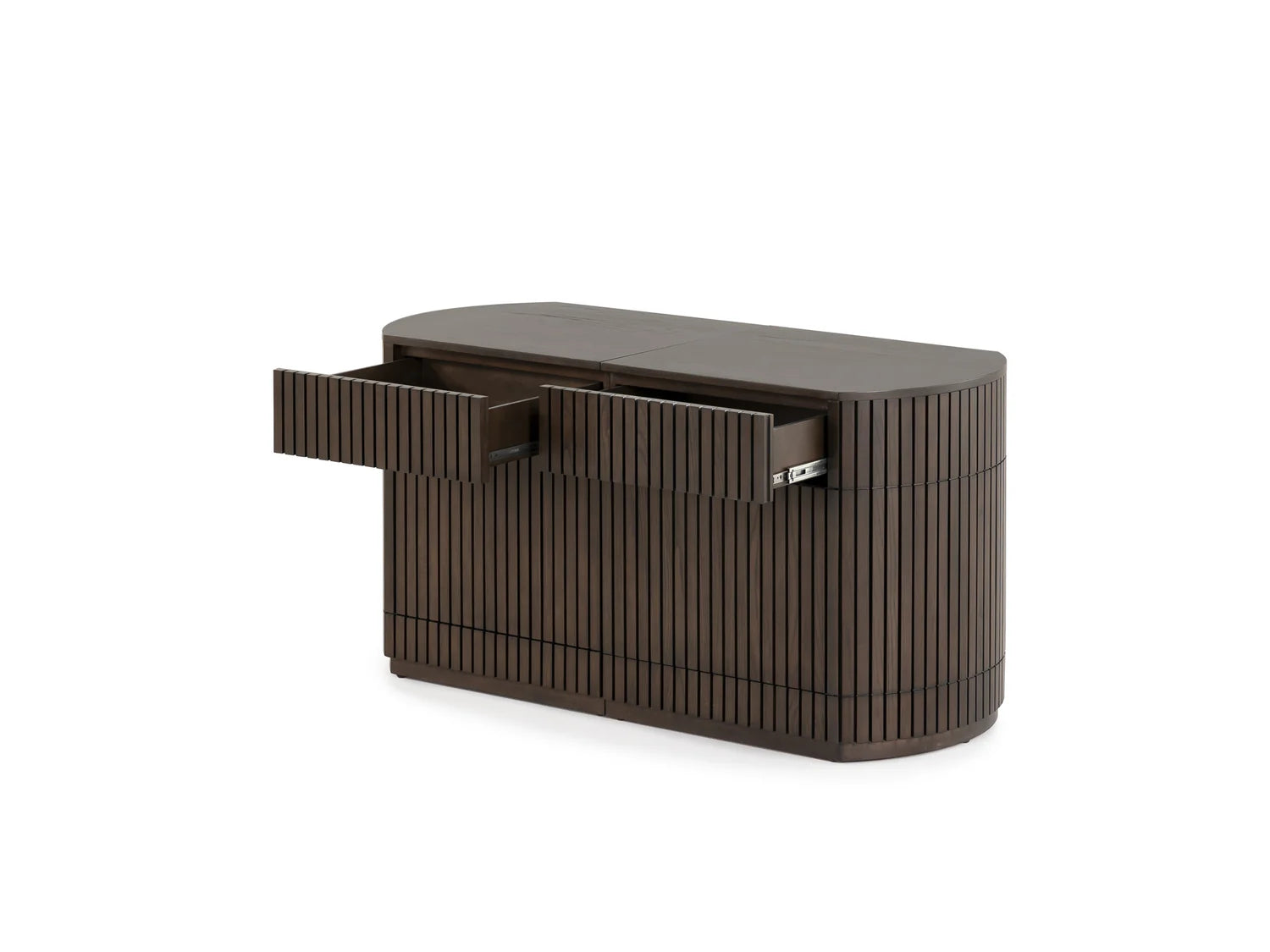 Transformer Round Sideboard - Panel Storage