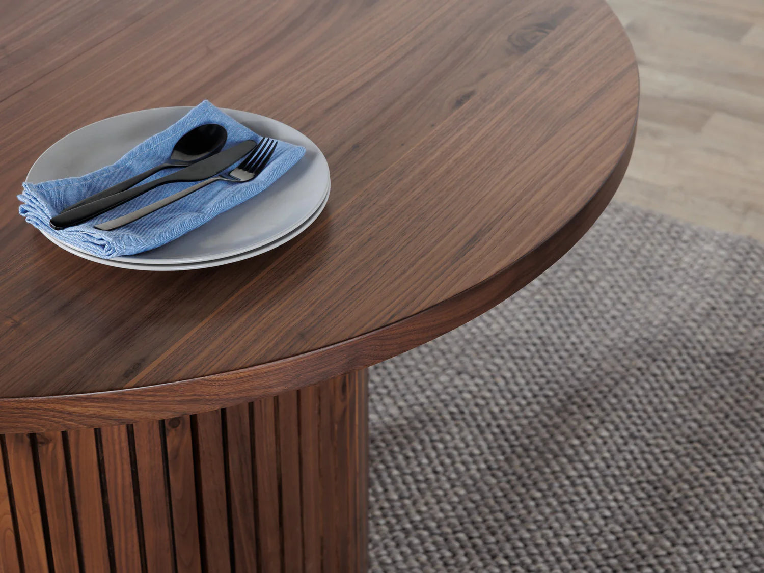 Transformer Round Extendable Dining Table