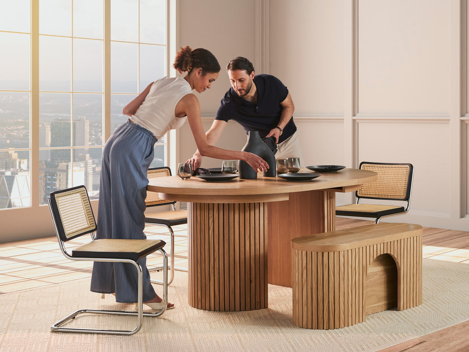 Transformer Round Dining Table