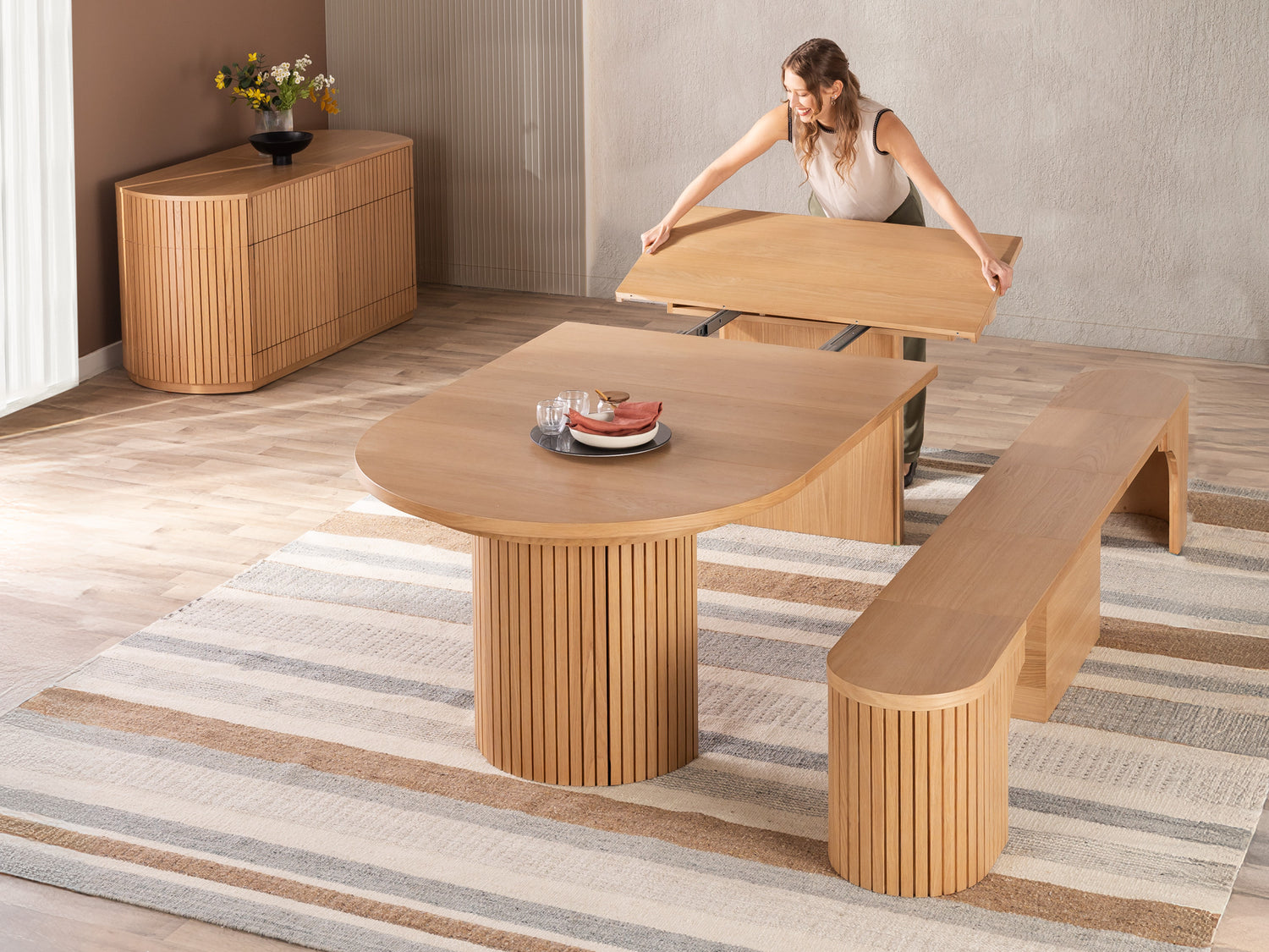 Transformer Round Dining Table
