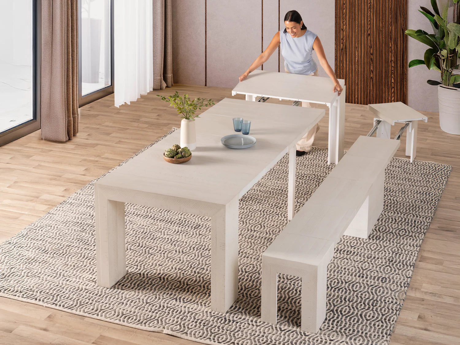 Transformer Extendable Dining Table