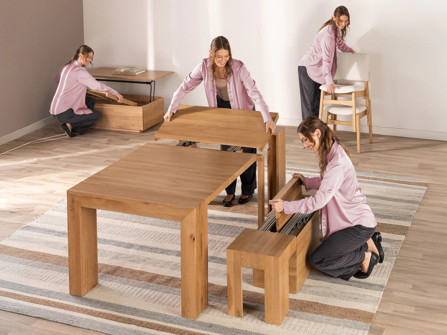 Transformer Extendable Dining Table