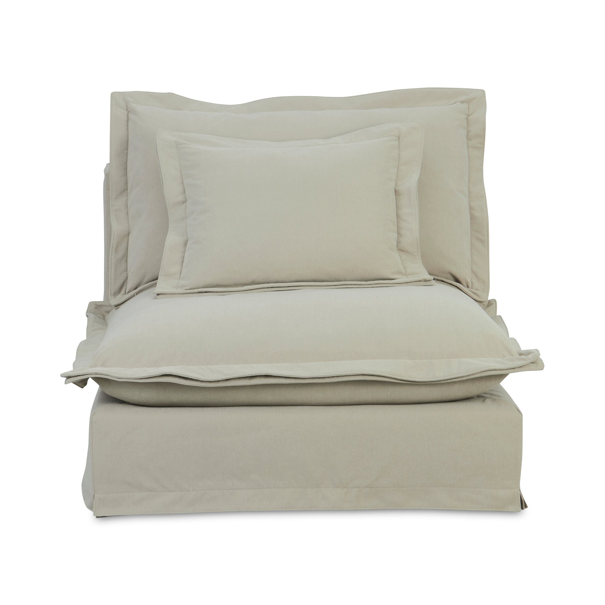 Olivia Slipper Chair Sand - Moes Home