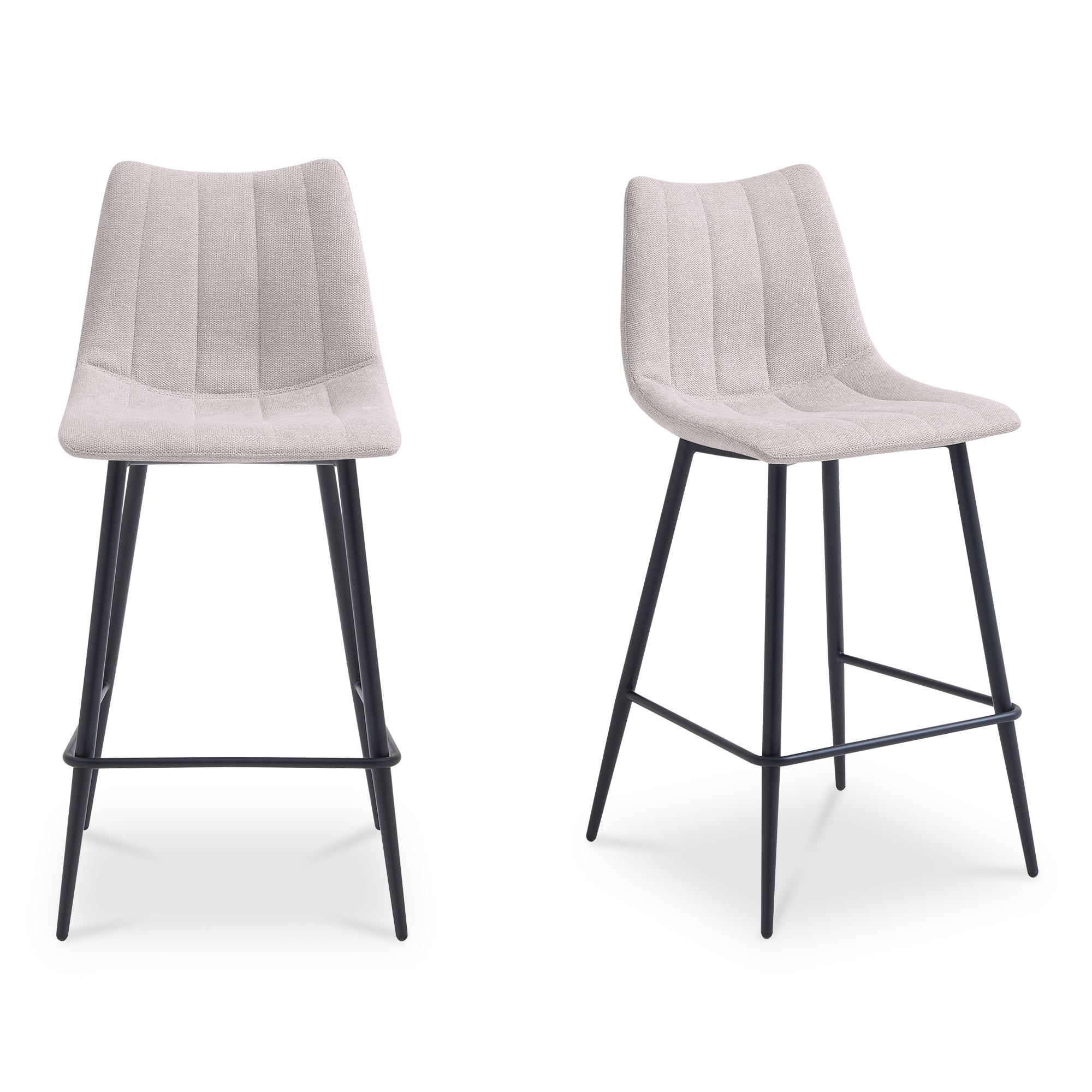 Alibi Counter Stool Beige-Set of Two