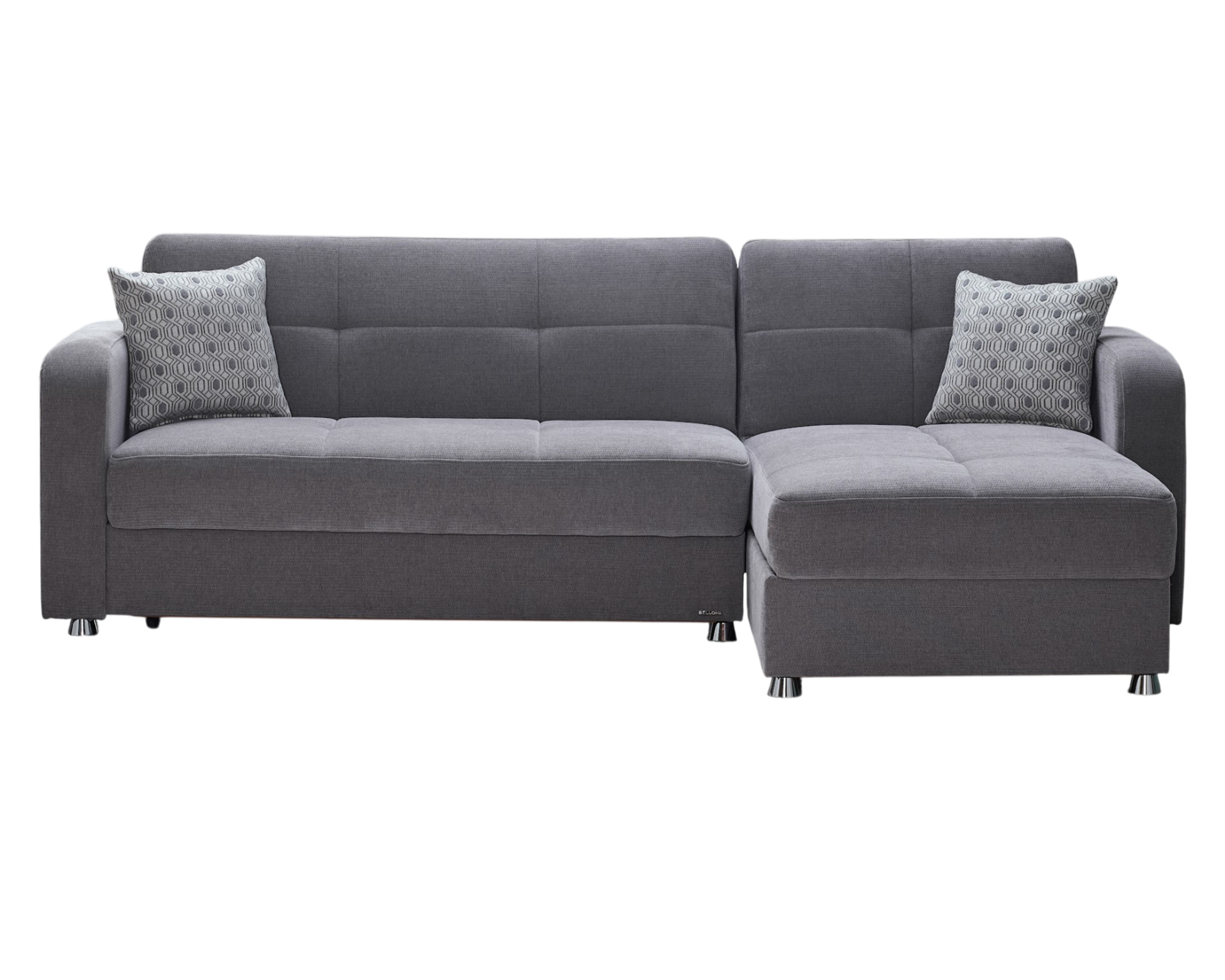 Vision 2-Piece L-Shaped Sleeper Sectional Sofa – 102” Wide, Reversible Chaise, Modern Comfort & Functionality