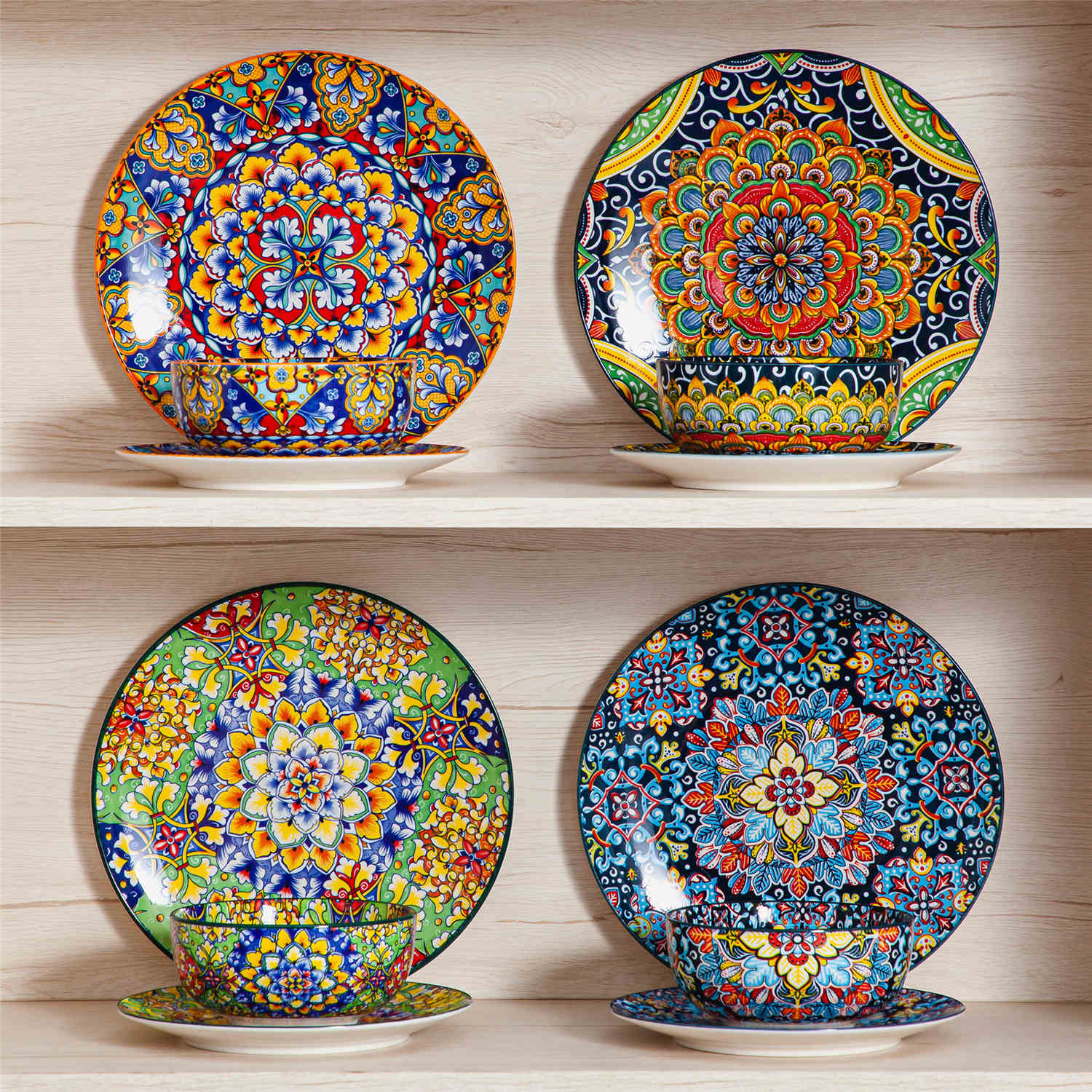 Simi 12 Piece Dinnerware Set Service for 4