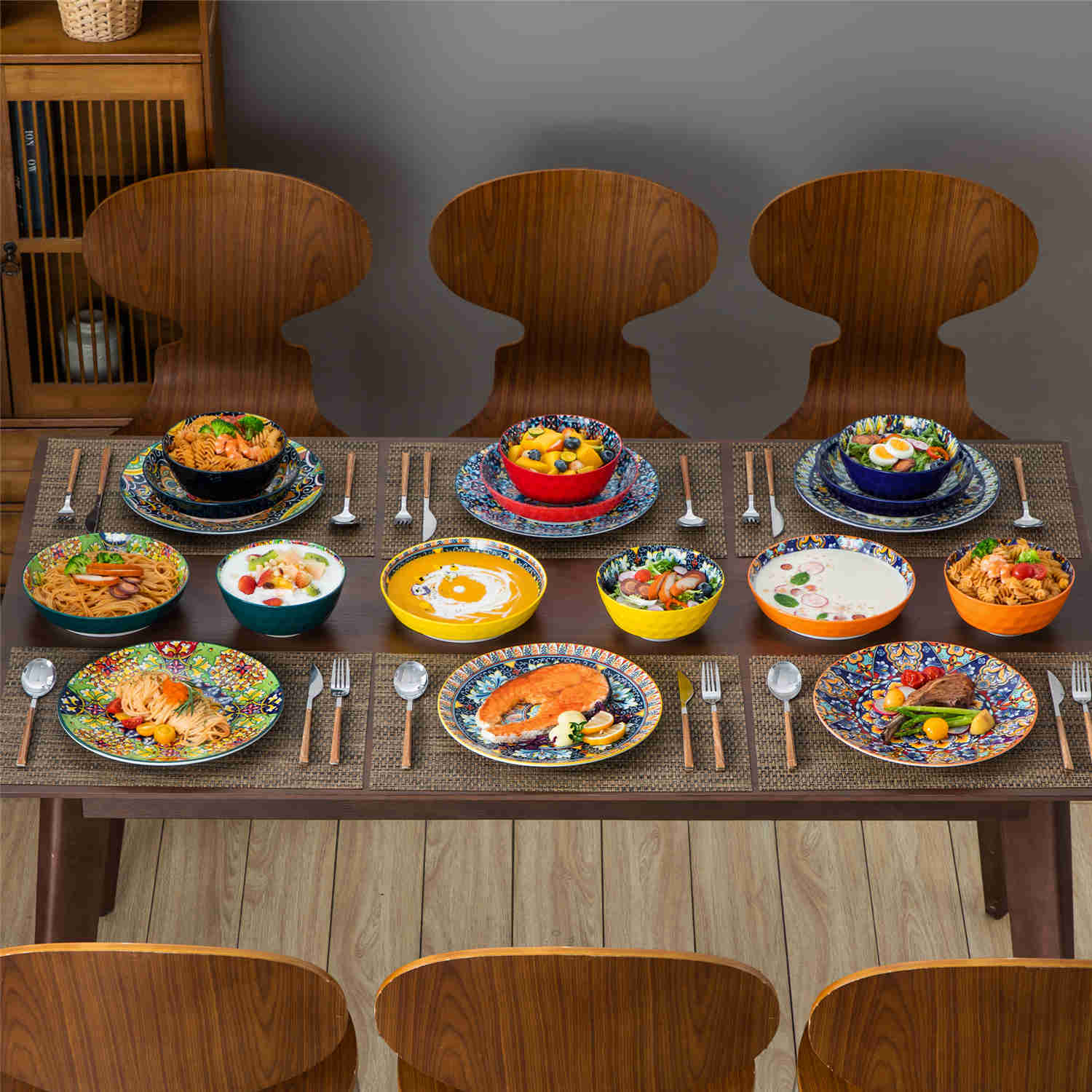 Simi 18 Piece Dinnerware Set