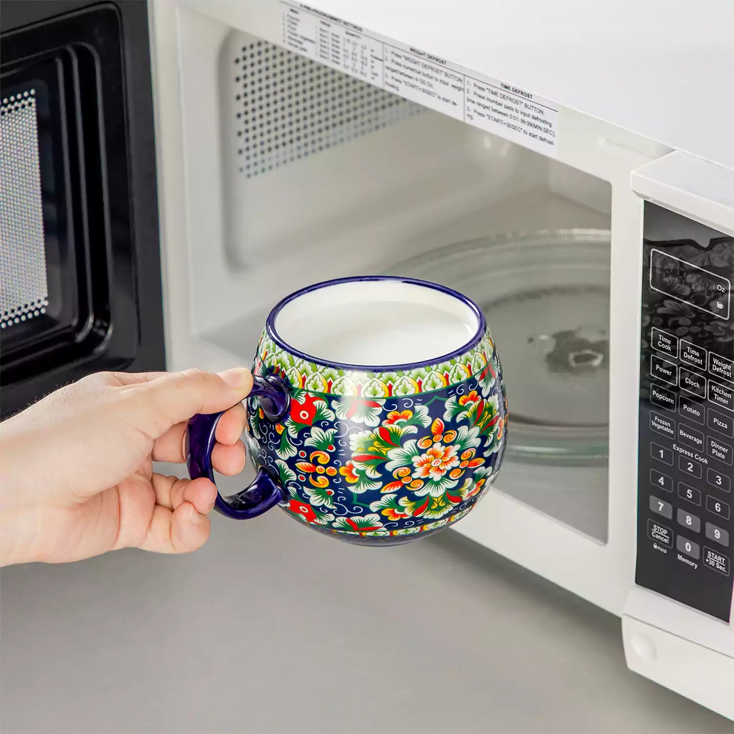 Simi Deep Round Mugs Set of 6