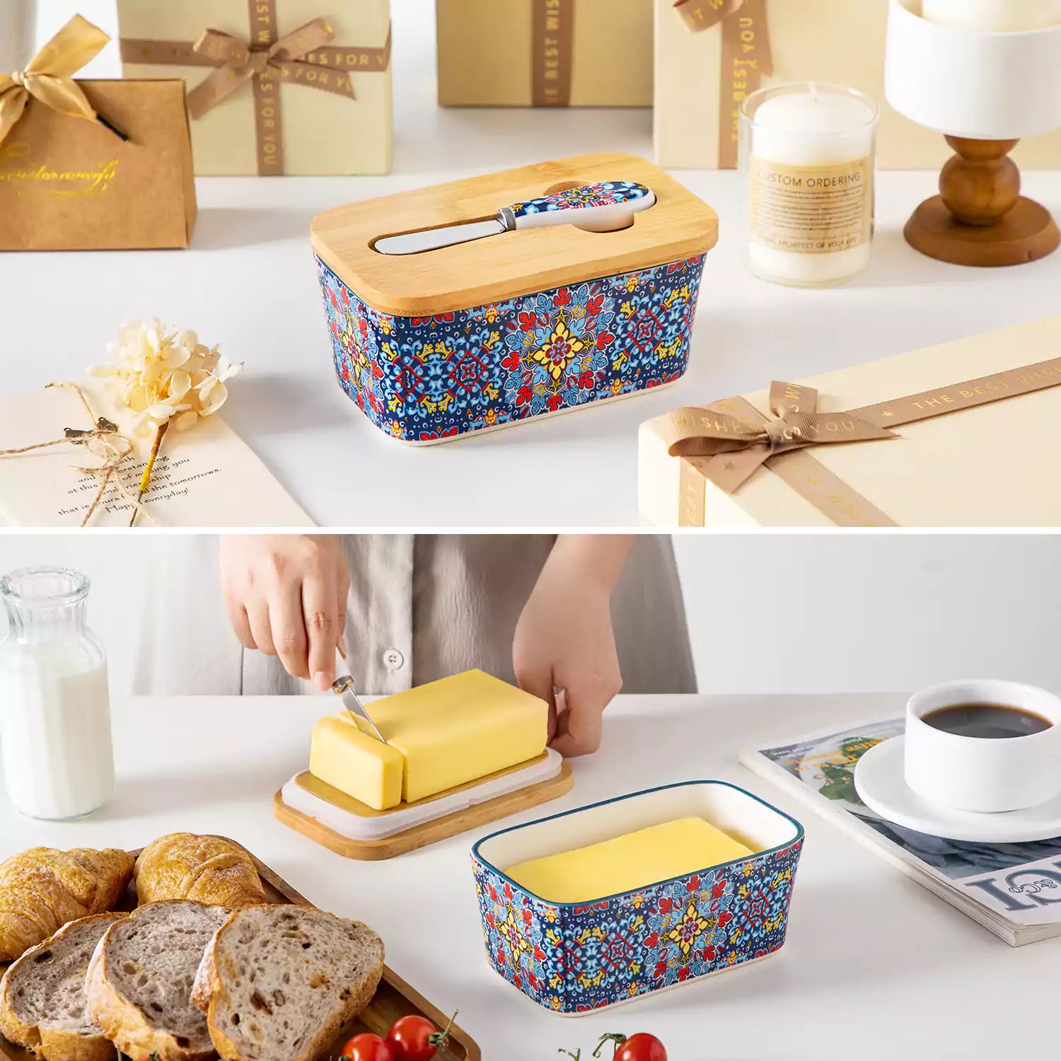 Simi Butter Dish with Lid